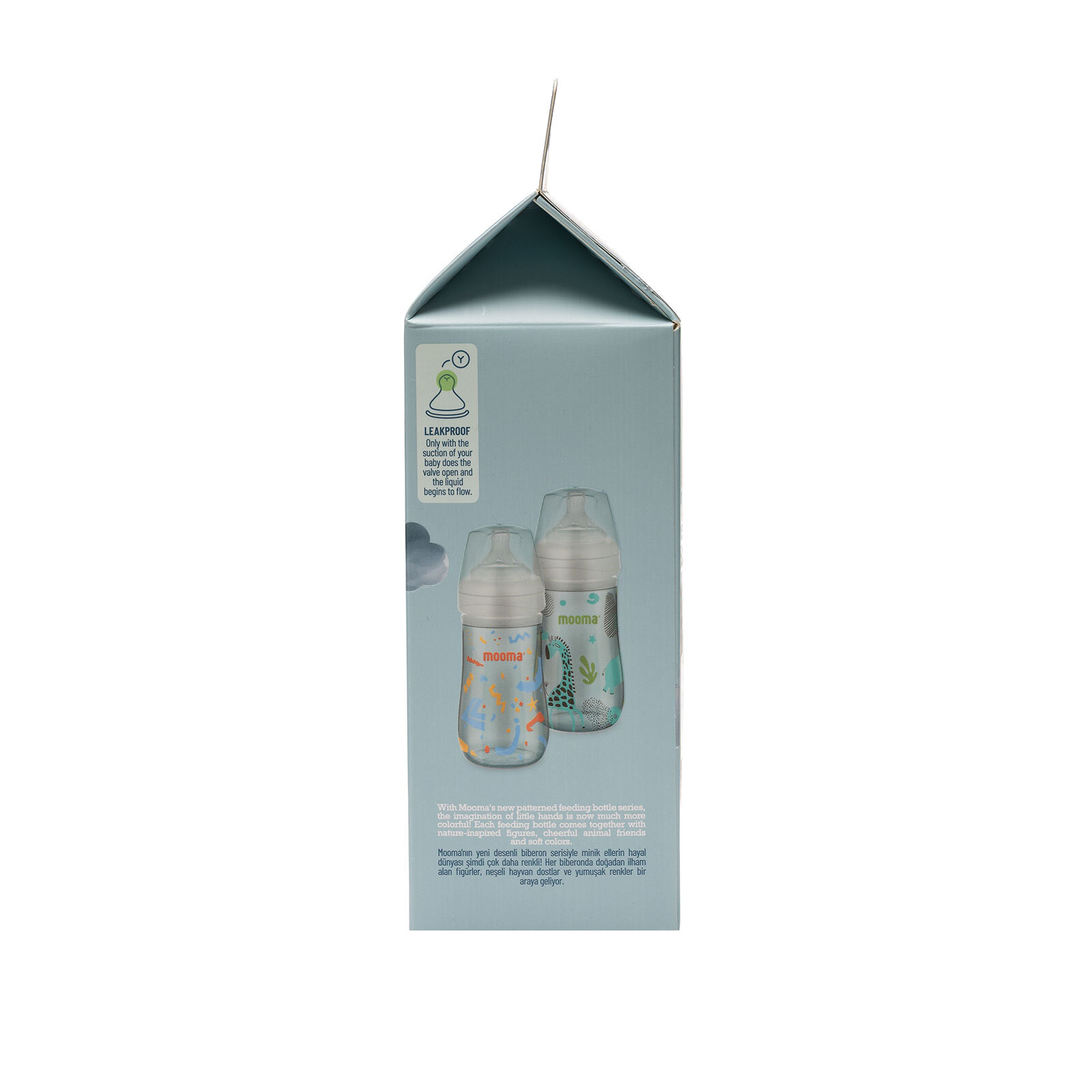 Neeko Hayvan Desenli Biberon 250 ml Hızlı Akış