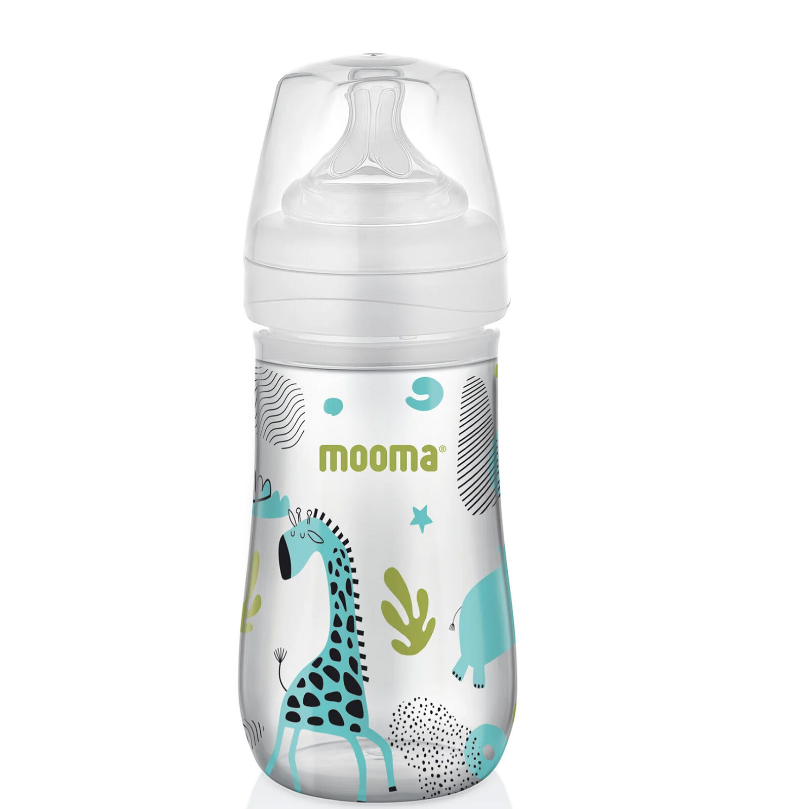 Neeko Hayvan Desenli Biberon 250 ml Orta Akış Neeko Hayvan Desenli Biberon 250 ml Orta Akış