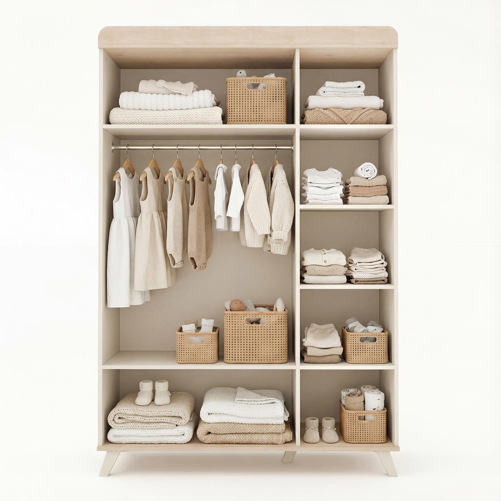 Nefin 3 Kapaklı Dolap