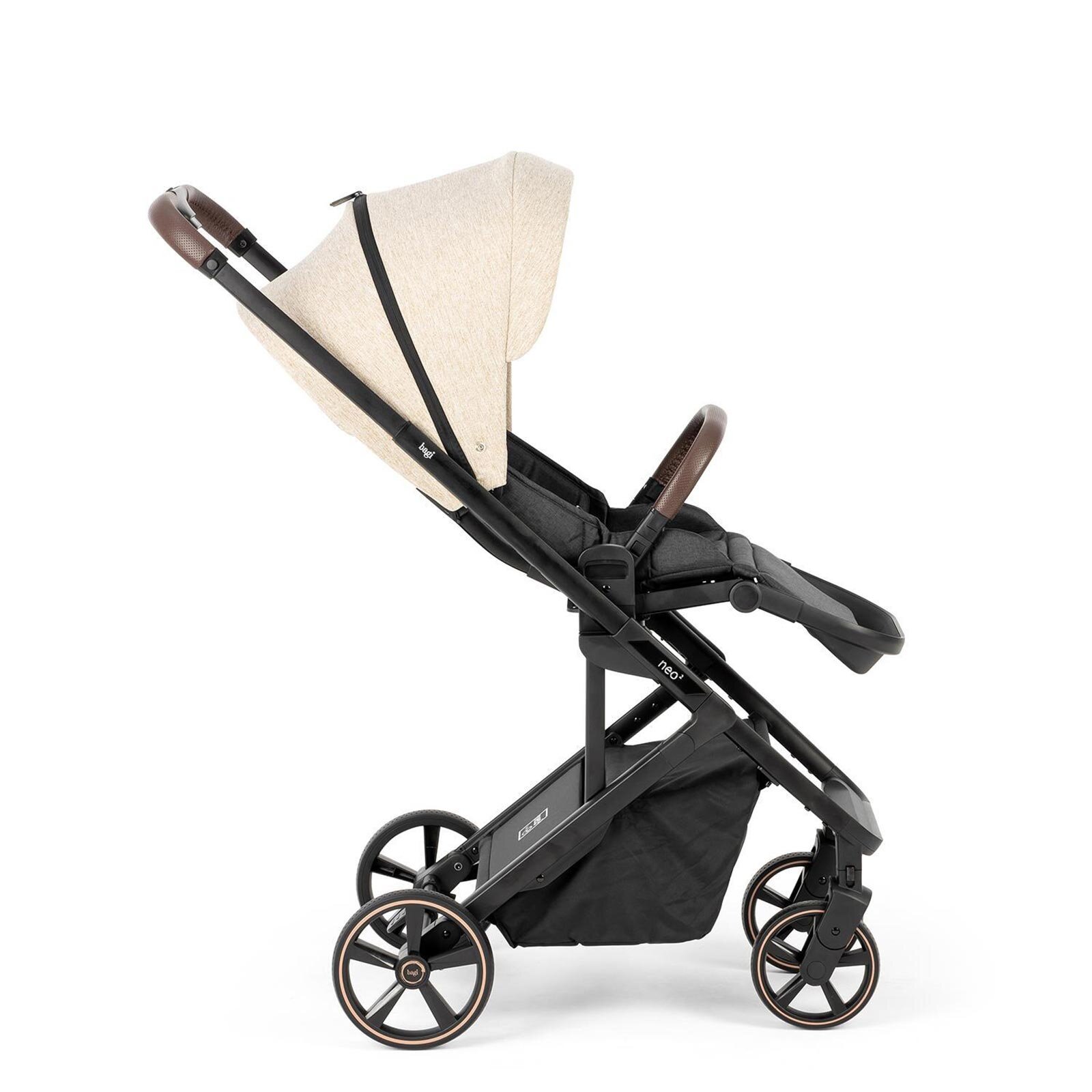 Neo 2 Cosmo Travel Sistem Bebek Arabası Beige - Black