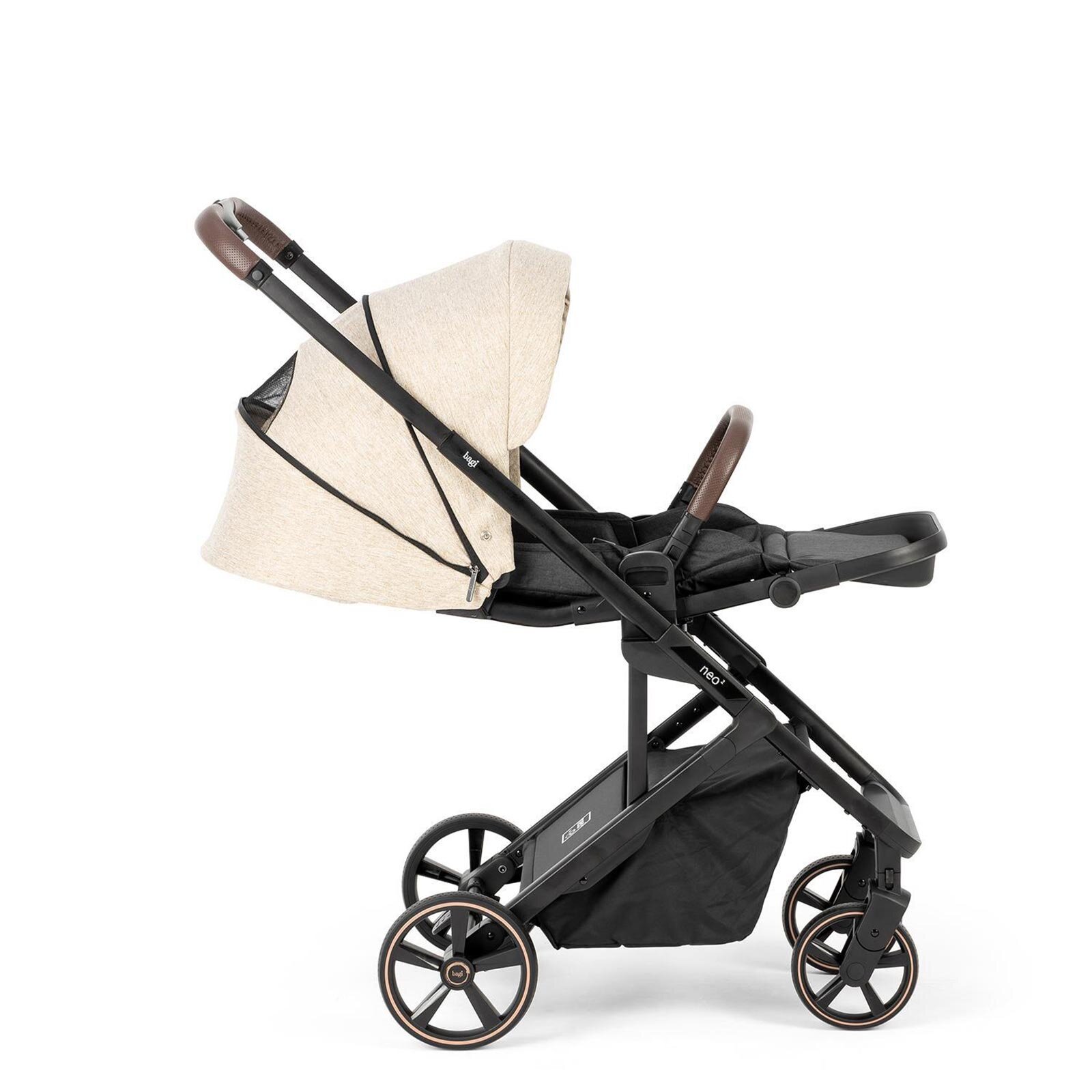 Neo 2 Cosmo Travel Sistem Bebek Arabası Beige - Black