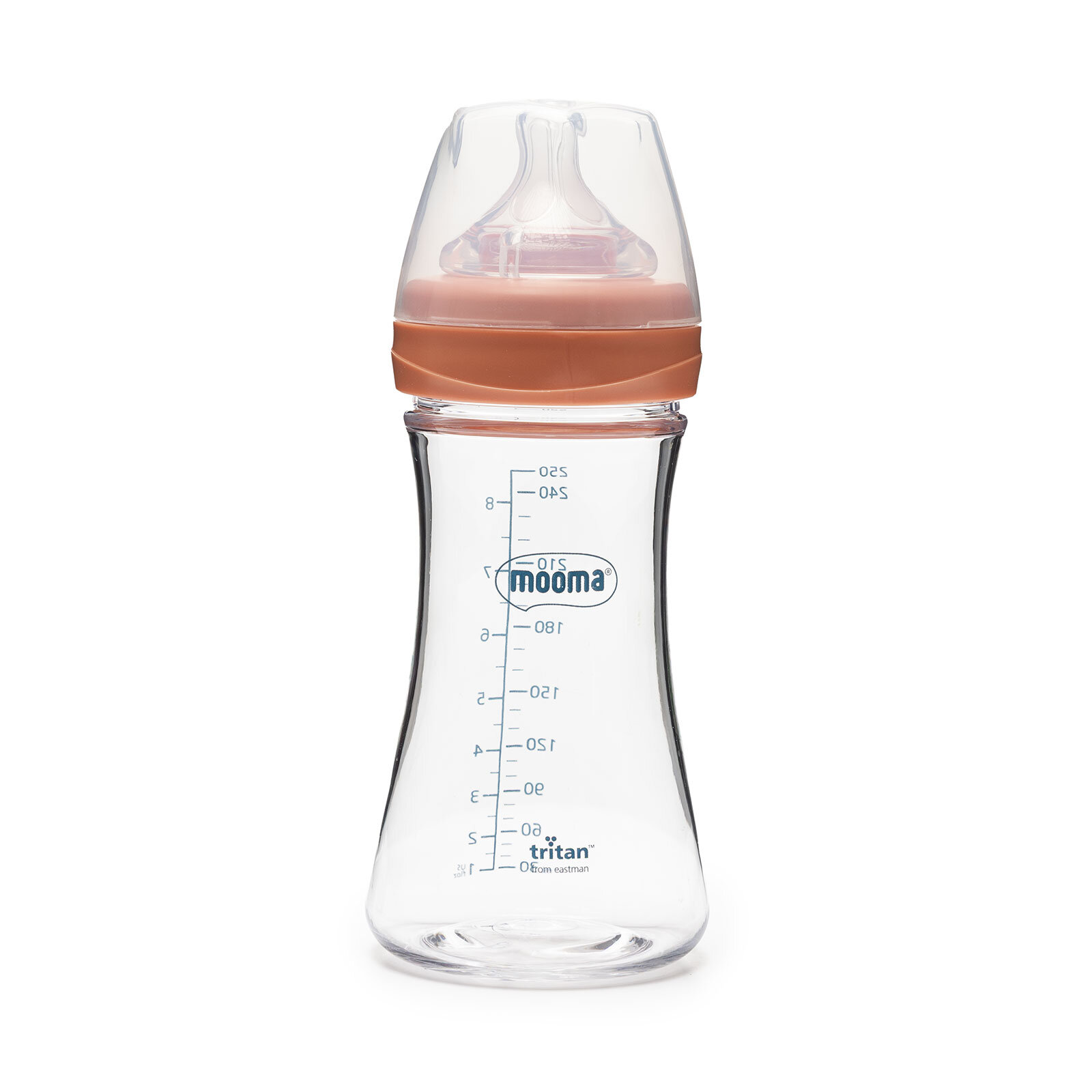 Neutra Tritan Biberon 250 ml 6-18 Ay Orta Akış Mercan Pembe
