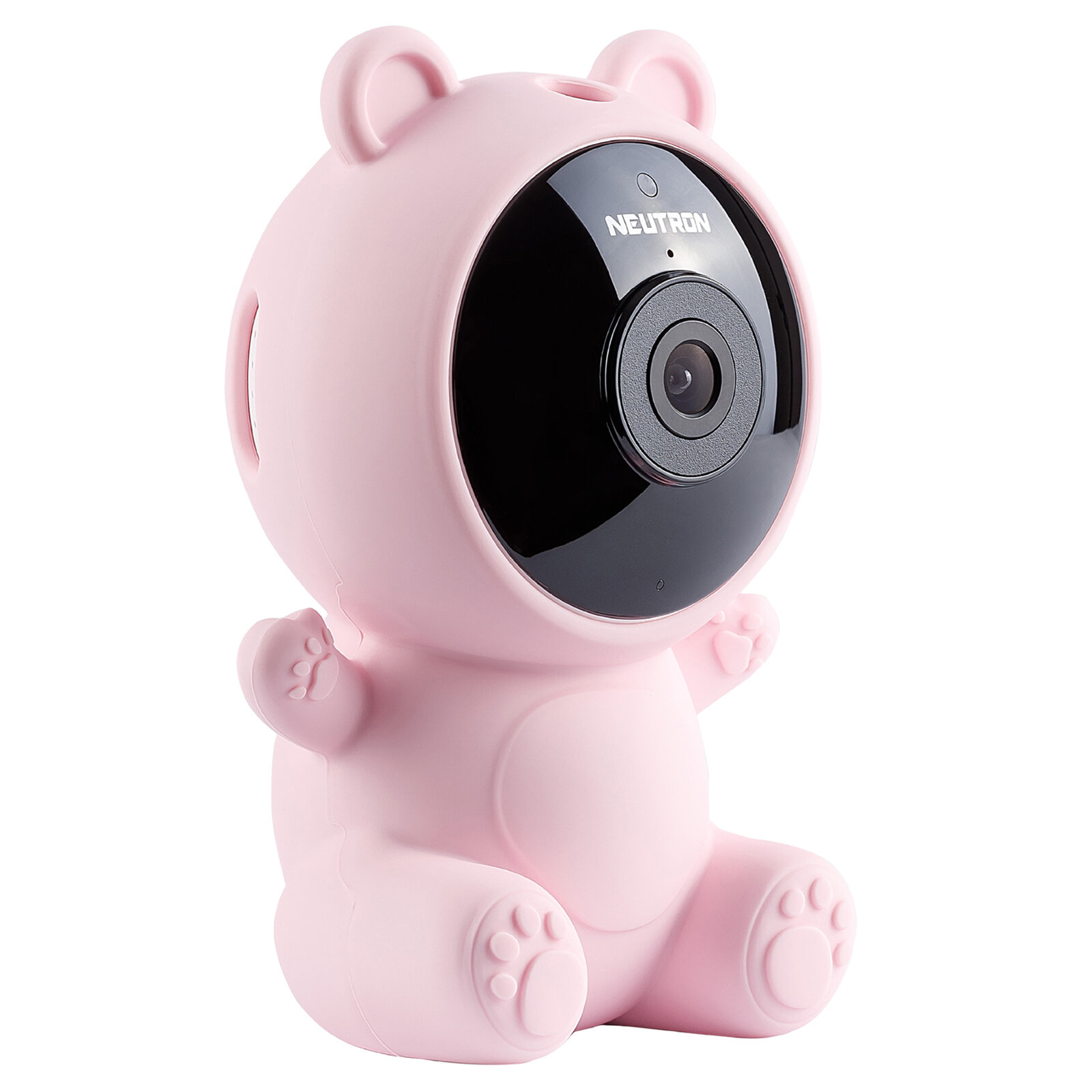 Ninni Söyleyen Gece Görüşlü IP Bebek İzleme Kamerası Pembe - APP ile kontrol
