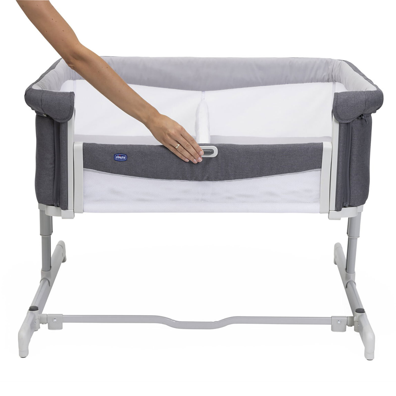 Chicco Next2me Twins İkiz Anne Yanı Magnet Grey - ebebek