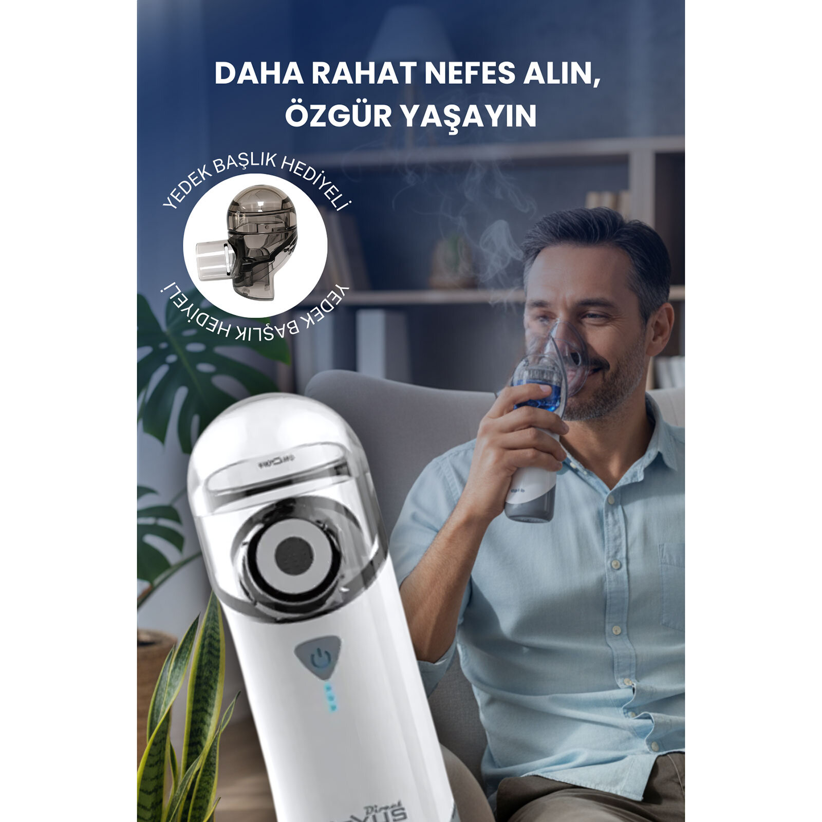 Taşınabilir Mesh Nebulizatör