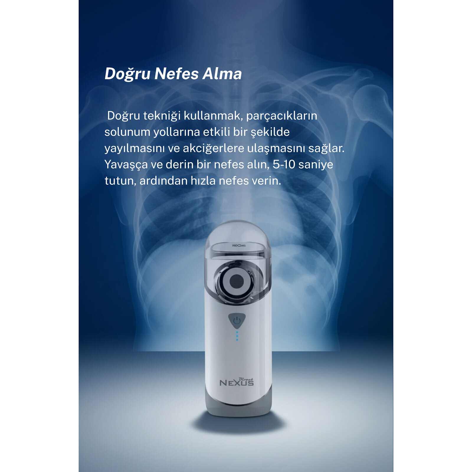 Taşınabilir Mesh Nebulizatör