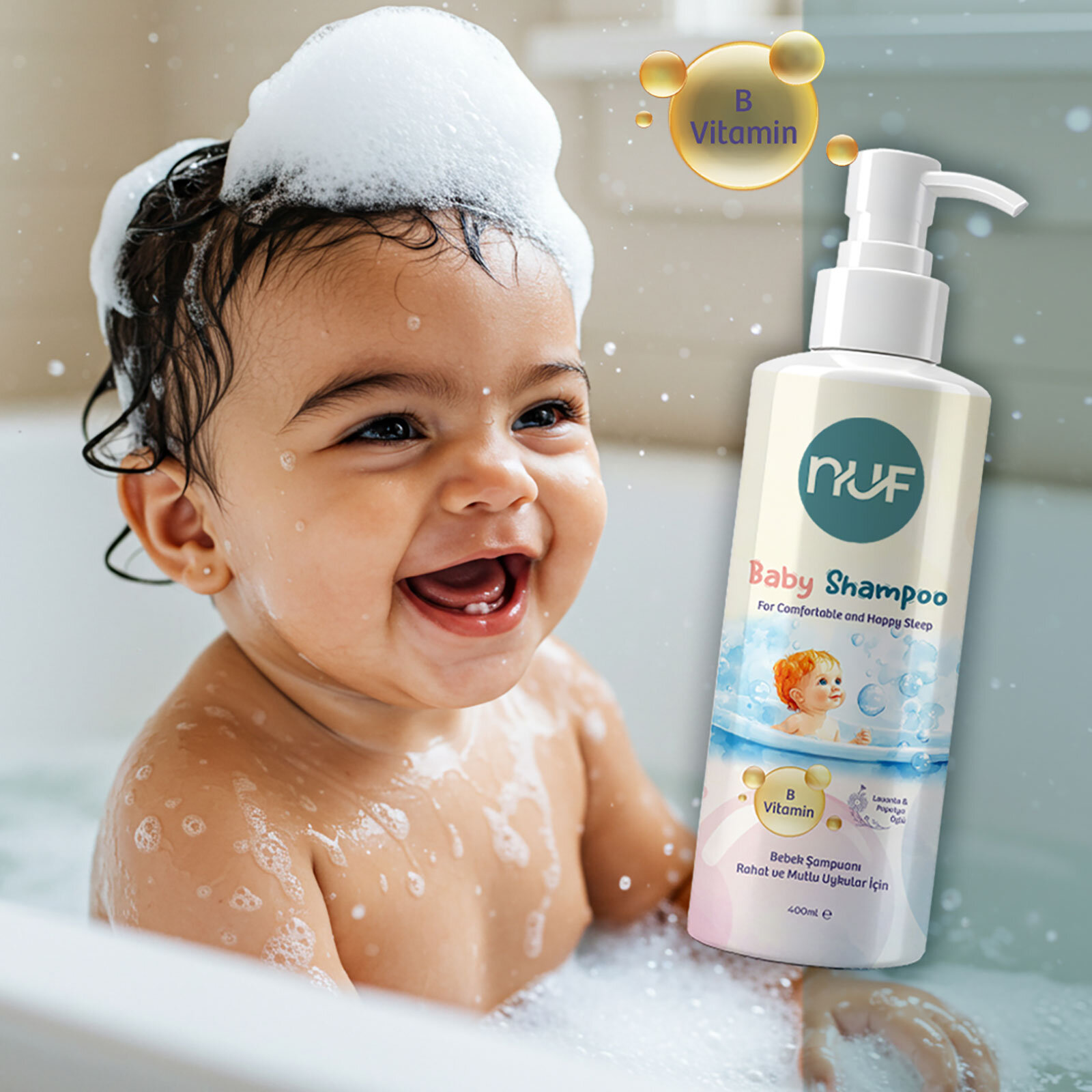 NUF BEBEK ŞAMPUANI 400 mL