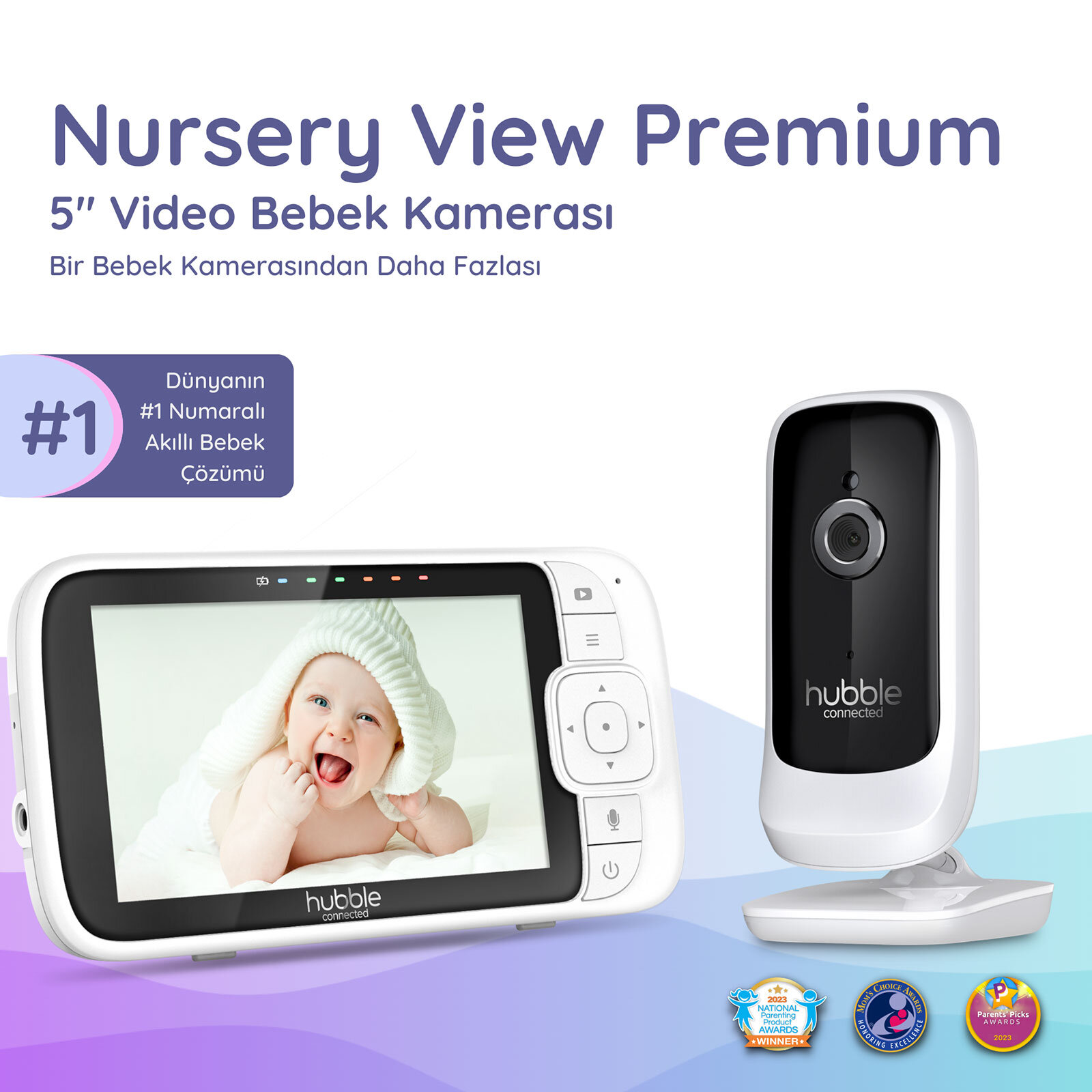 NURSERY VİEW Premium 5’' Dijital Ekranlı Bebek Kamerası