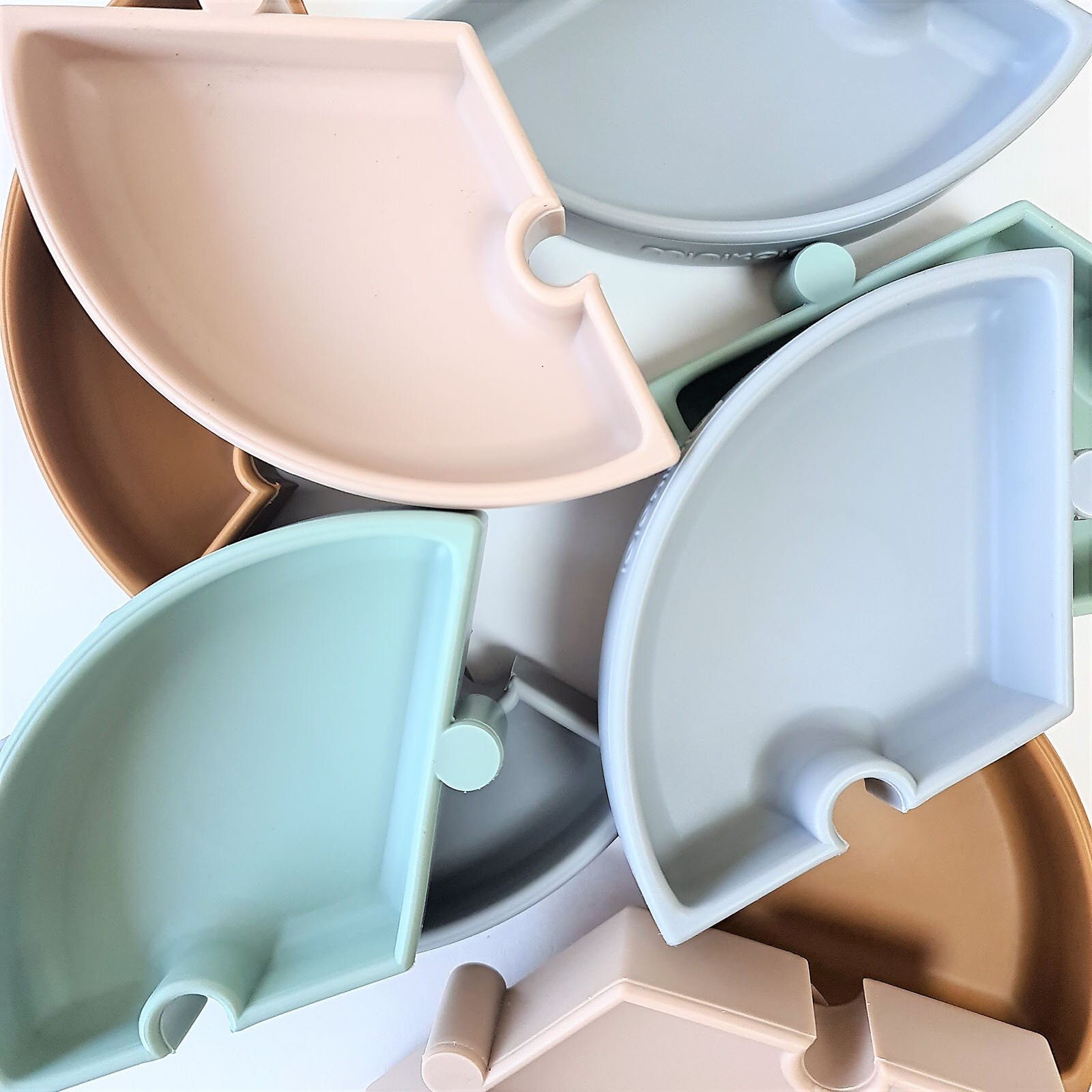 Silikon Puzzle Tabak - River GreenPowder Grey Silikon Puzzle Tabak - River GreenPowder Grey