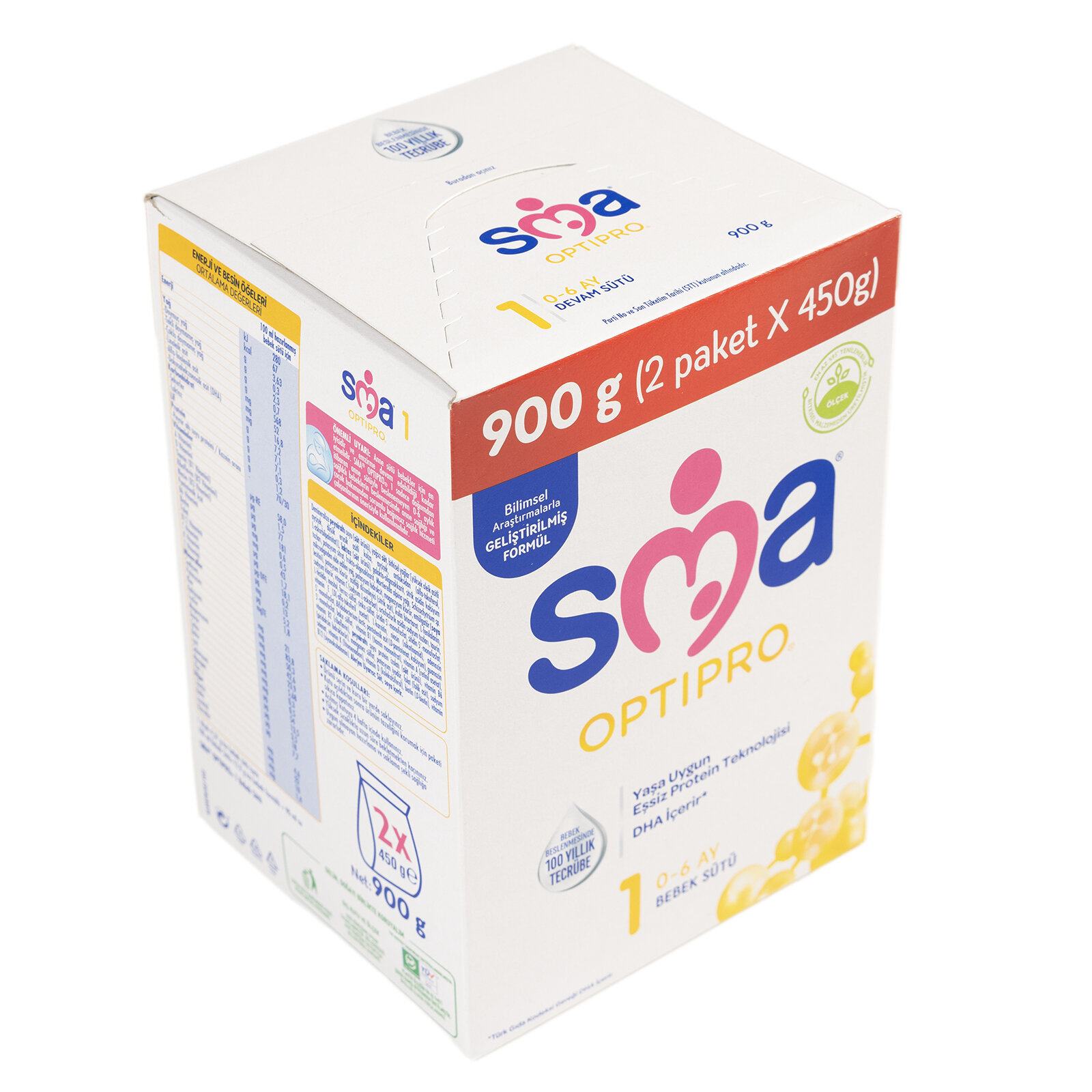 OPTİPRO PROBİYOTİK 1 BEBEK SÜTÜ 900 GR. 0-6 AY