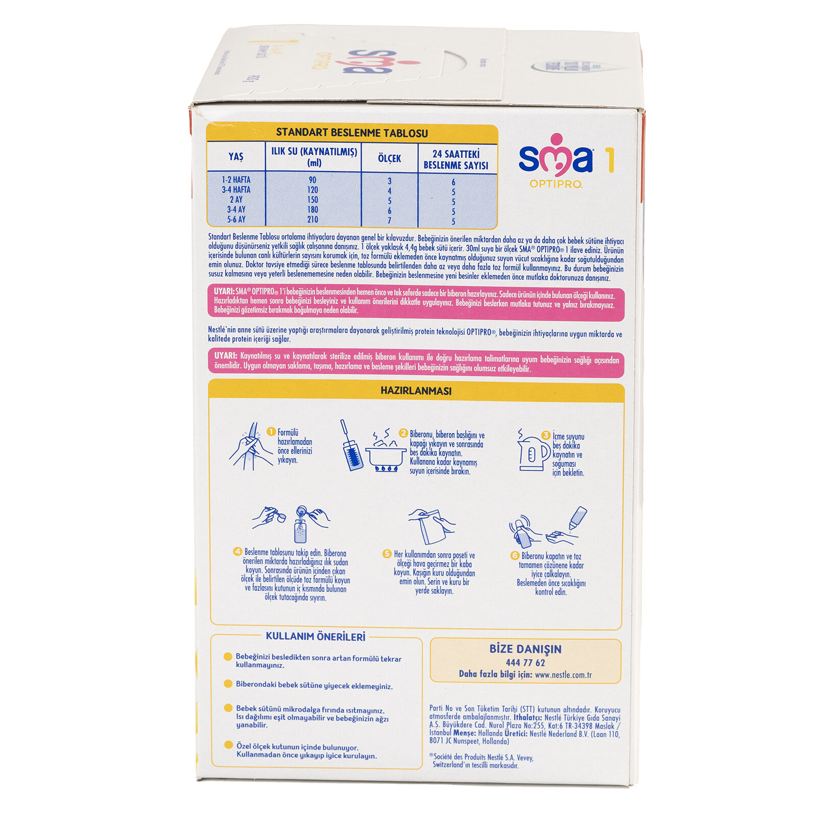 OPTİPRO PROBİYOTİK 1 BEBEK SÜTÜ 900 GR. 0-6 AY