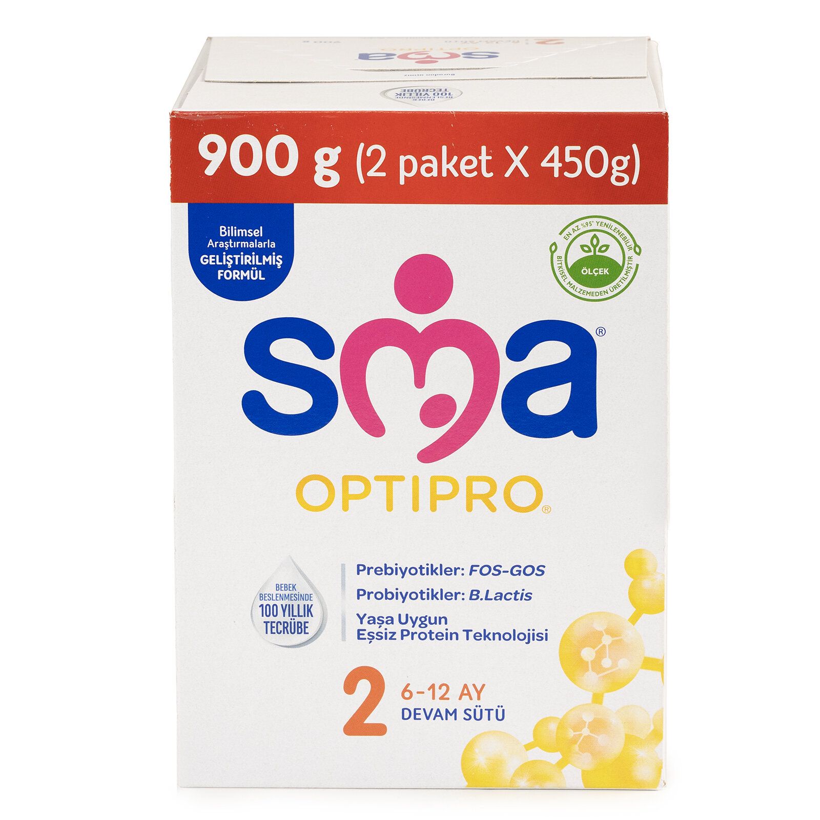 OPTİPRO PROBİYOTİK 2 DEVAM SÜTÜ 900 GR 6-12 AY