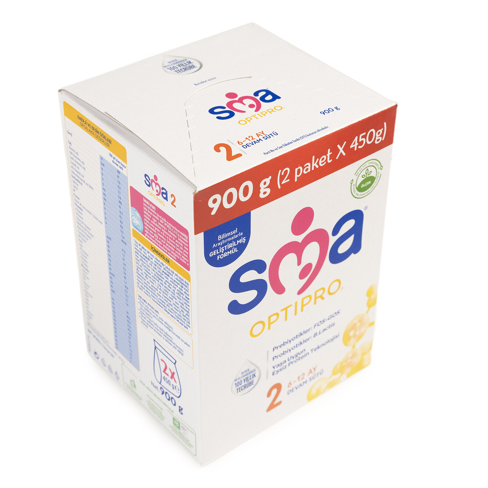 OPTİPRO PROBİYOTİK 2 DEVAM SÜTÜ 900 GR 6-12 AY