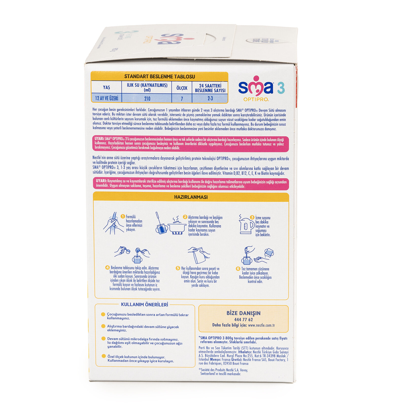 OPTİPRO PROBİYOTİK 3 DEVAM SÜTÜ 900 GR 1-3 YAŞ