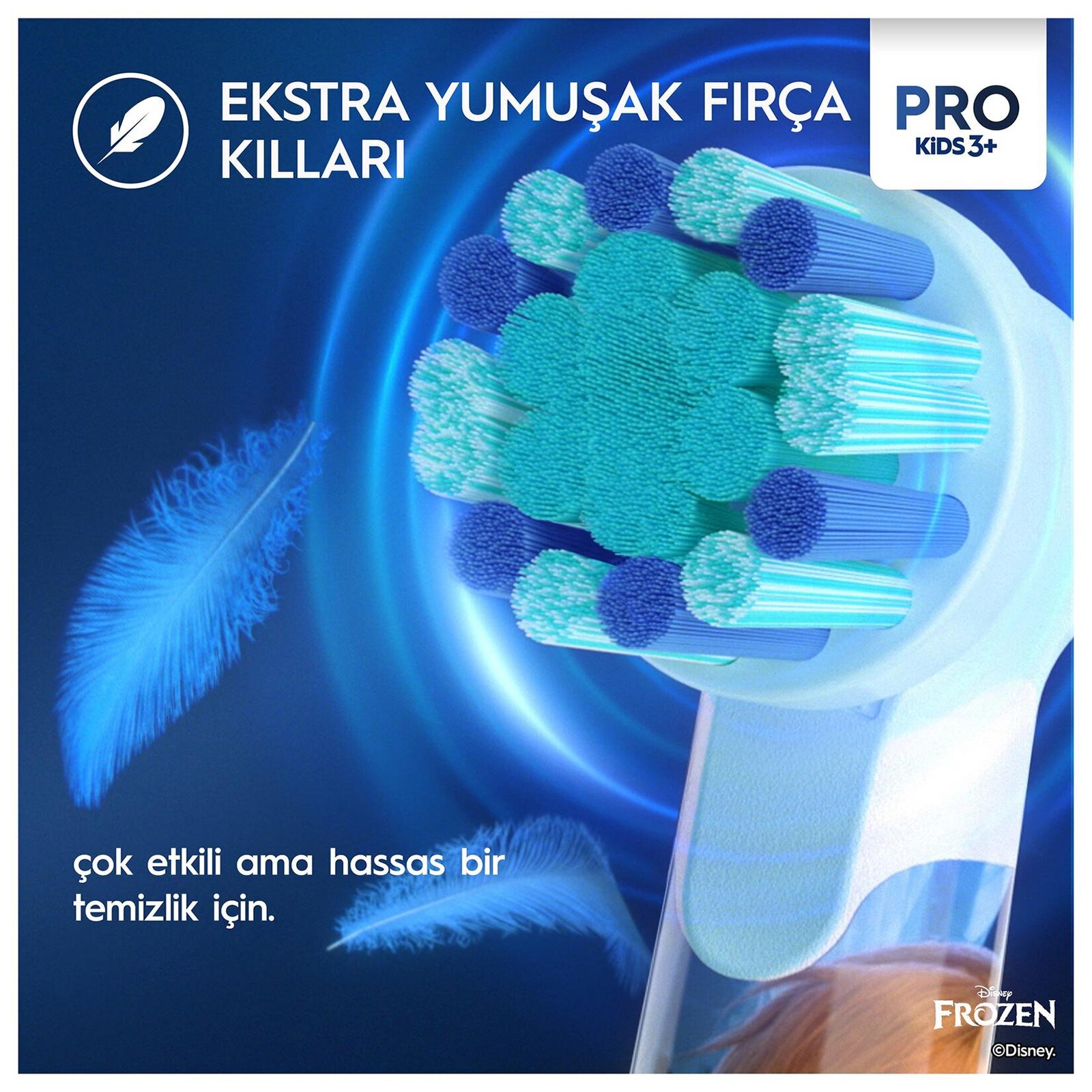 Oral B D100 Pro Çocuk Frozen Şarj Edilebilir Diş Fırçası