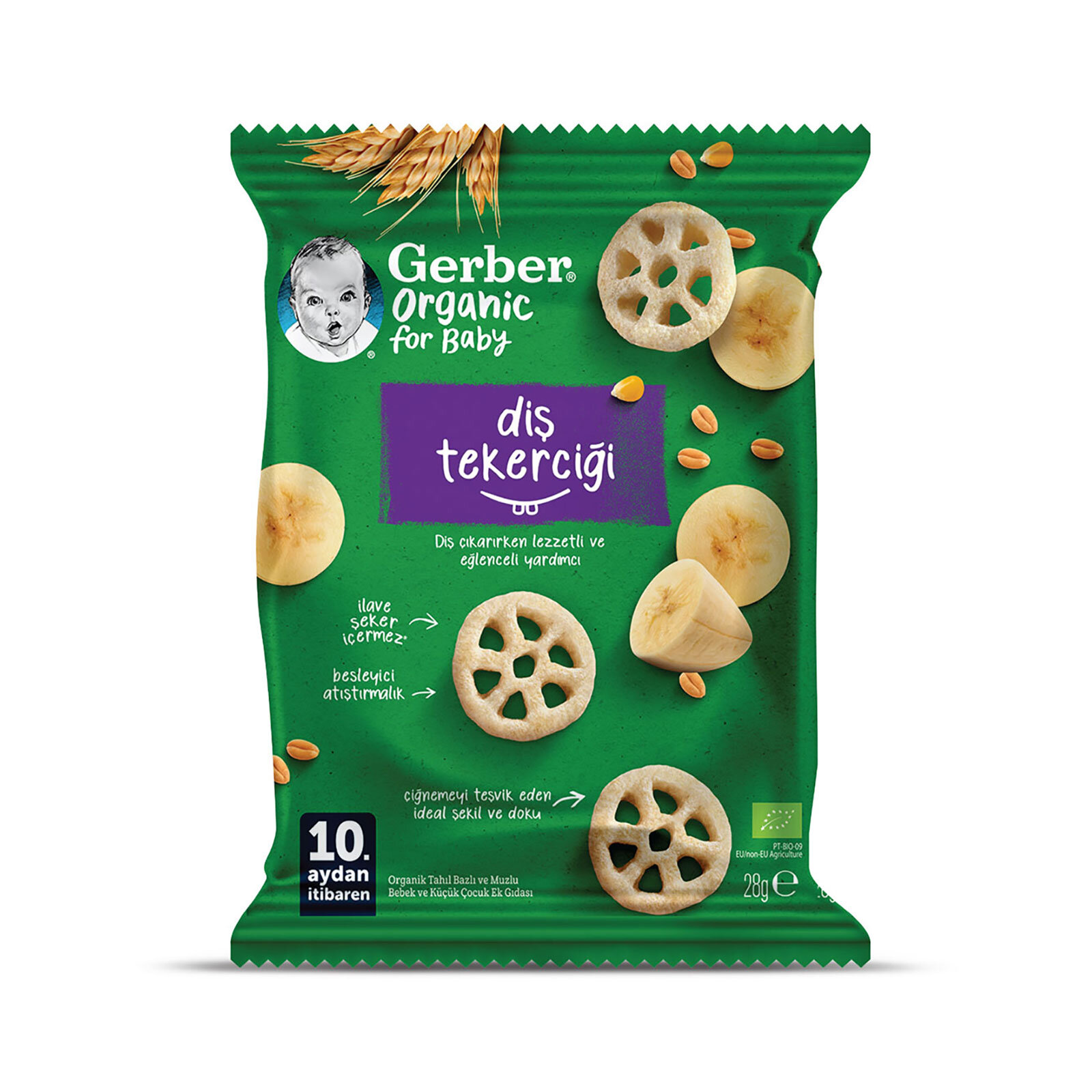 Organic Diş Tekerciği Gofret 28gr.