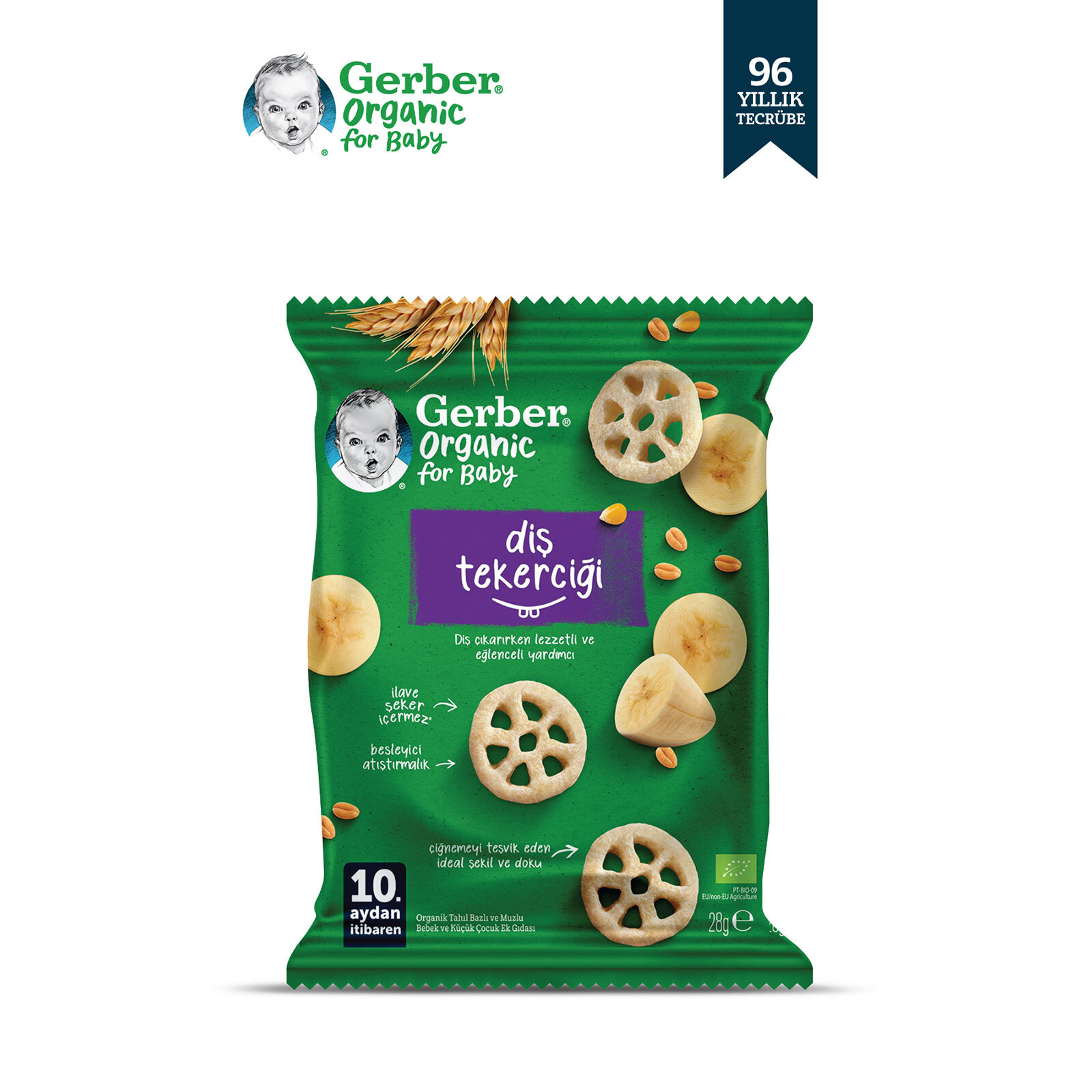 Organic Diş Tekerciği Gofret 28gr.