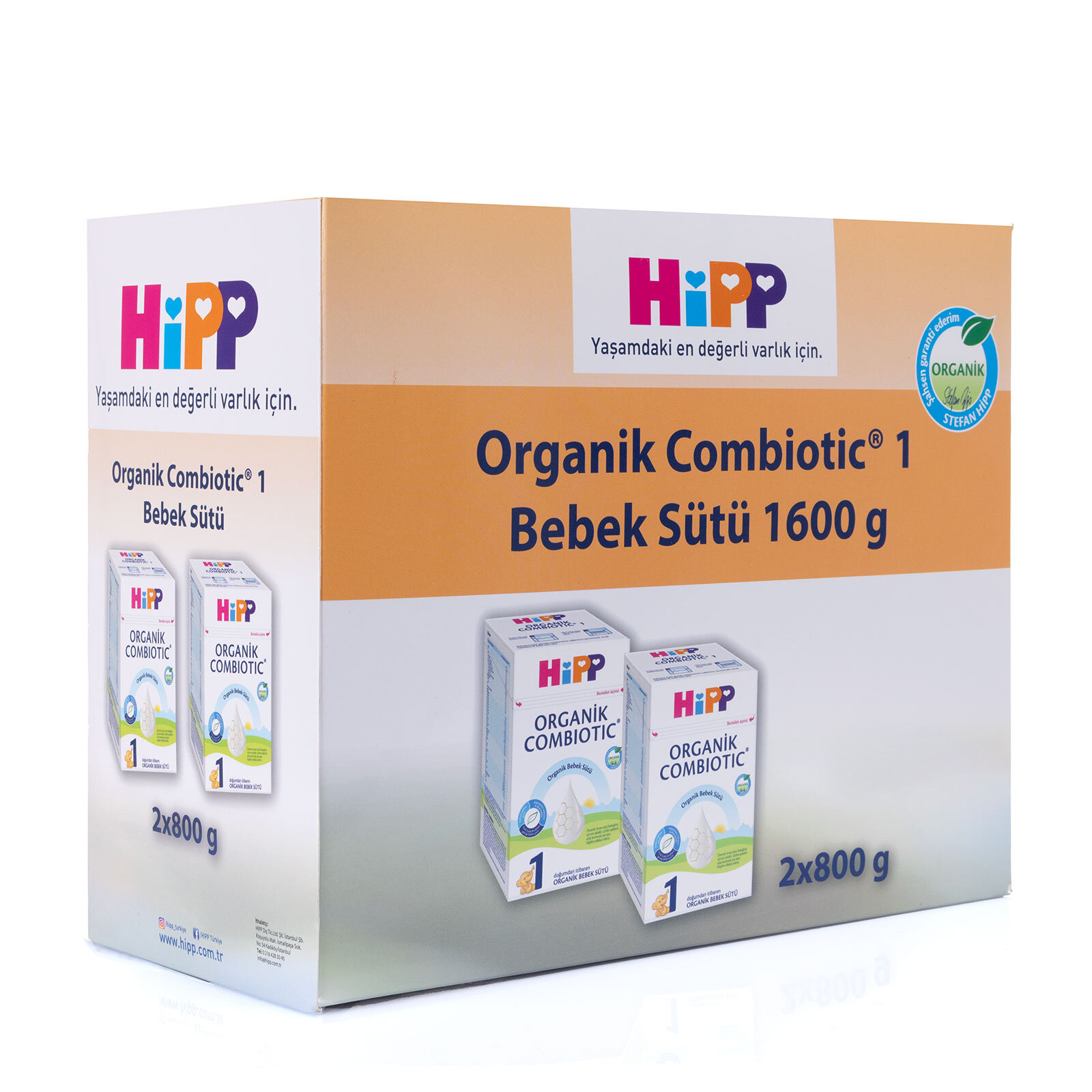 Organik Combiotic 1 Devam Sütü 2x800 gr. Organik Combiotic 1 Devam Sütü 2x800 gr.