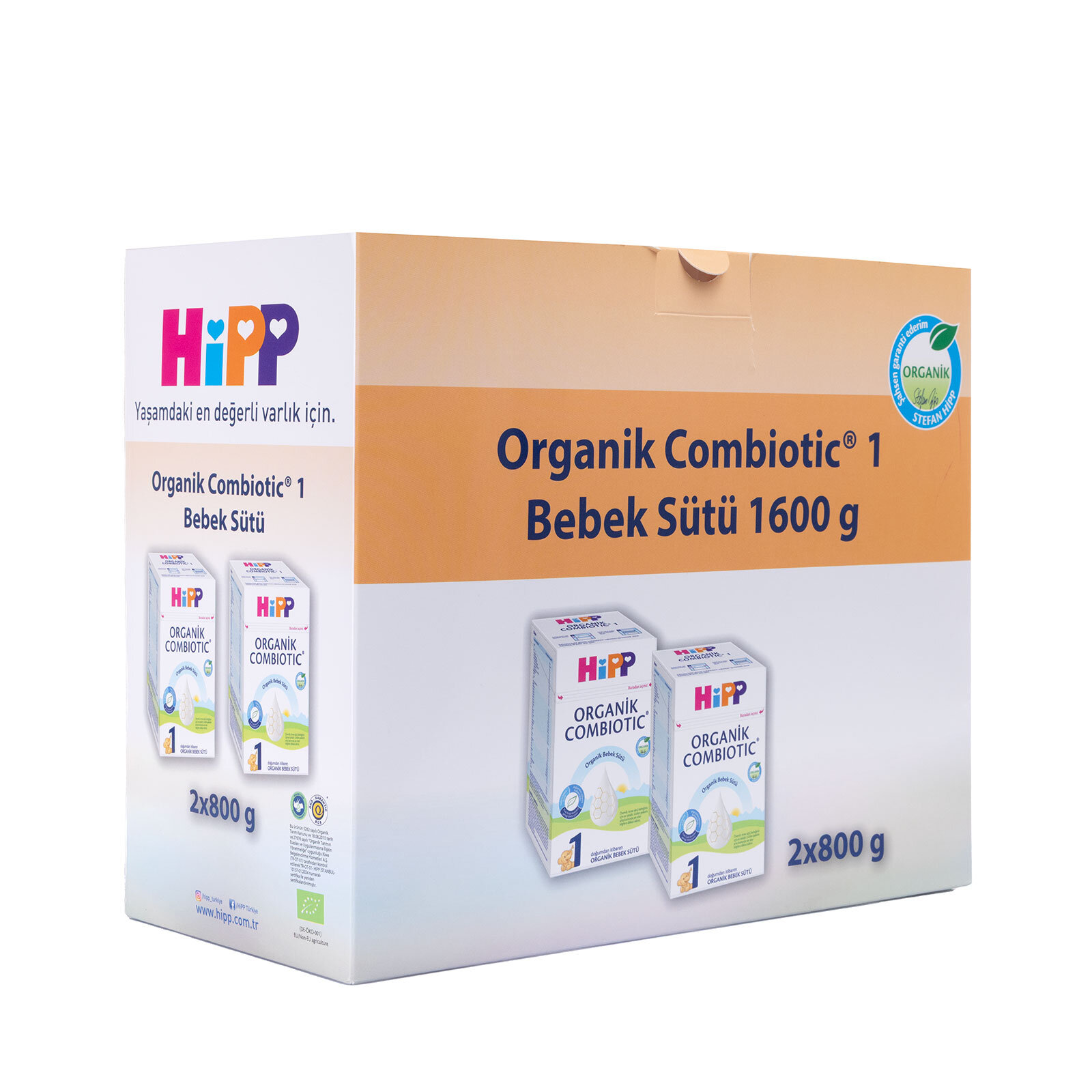 Organik Combiotic 1 Devam Sütü 2x800 gr. Organik Combiotic 1 Devam Sütü 2x800 gr.