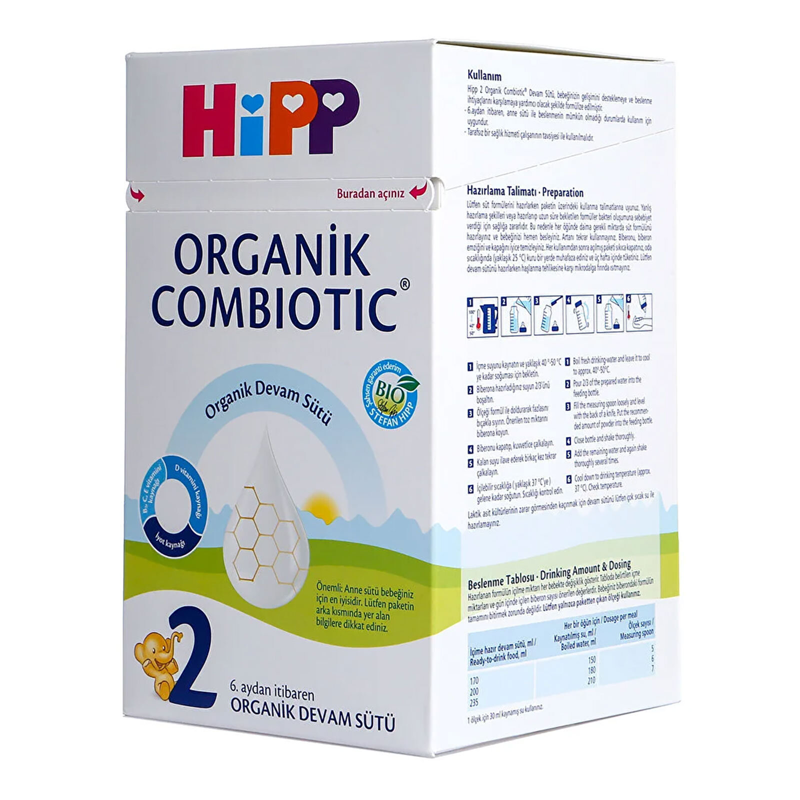 Organik Combiotic Devam Sütü 2x800 gr
