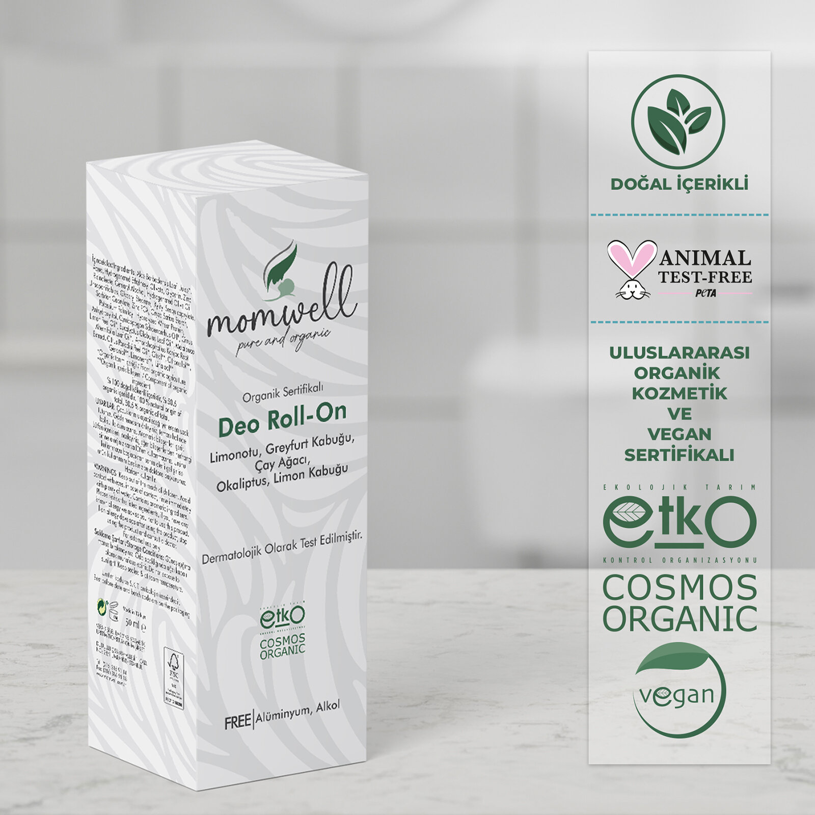 Organik Deo Roll On 50 ml