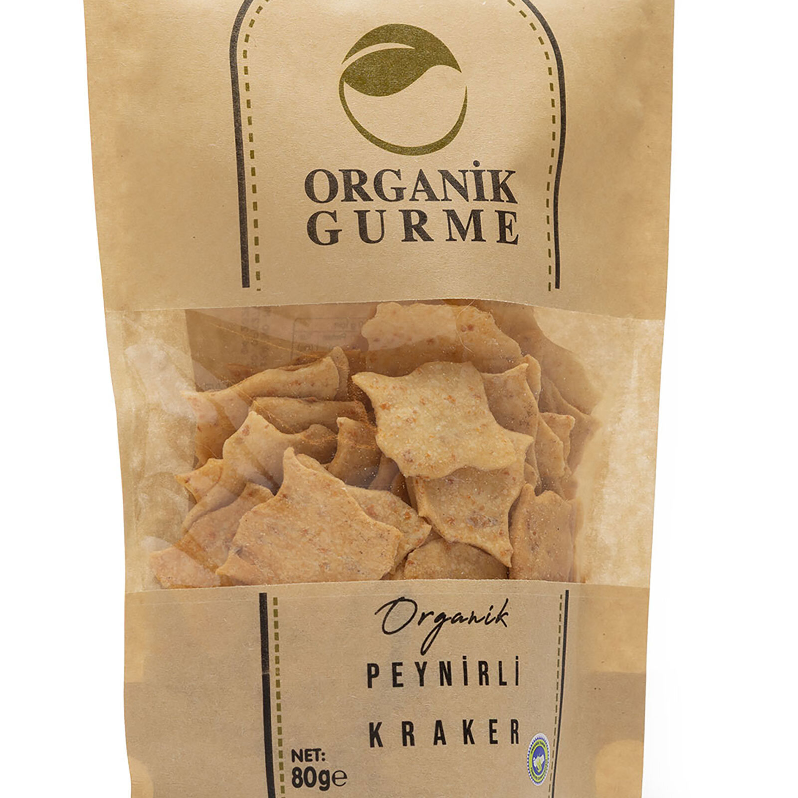 ORGANİK&nbsp; PEYNİRLİ KRAKER&nbsp; 80 GR