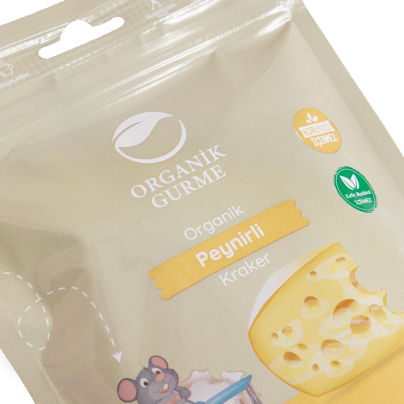 ORGANİK&nbsp; PEYNİRLİ KRAKER&nbsp; 80 GR