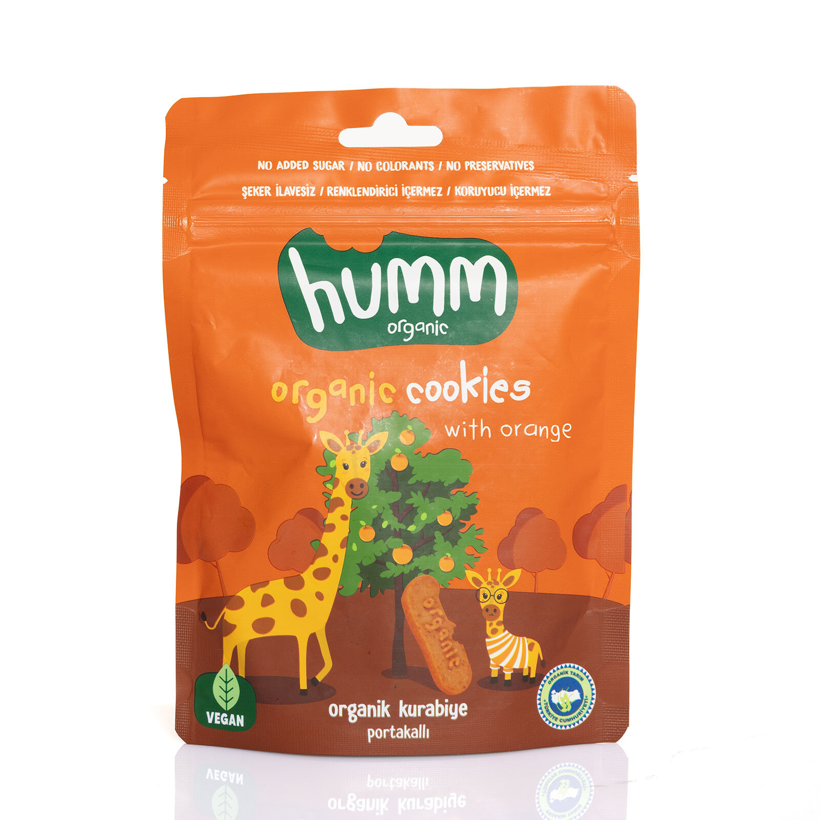 Organik Vegan Portakal Kurabiye 55 gr Organik Vegan Portakal Kurabiye 55 gr