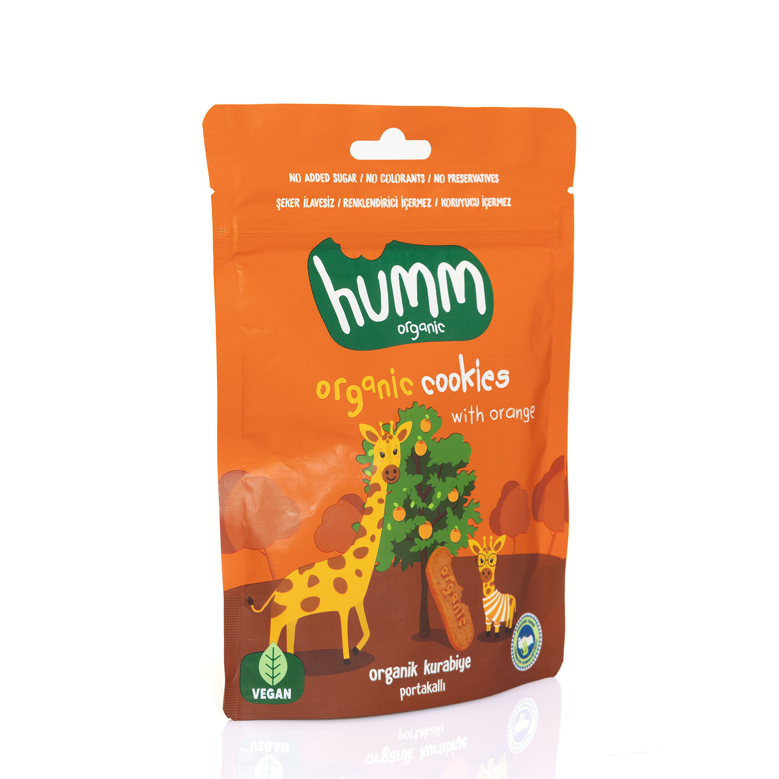 Organik Vegan Portakal Kurabiye 55 gr Organik Vegan Portakal Kurabiye 55 gr