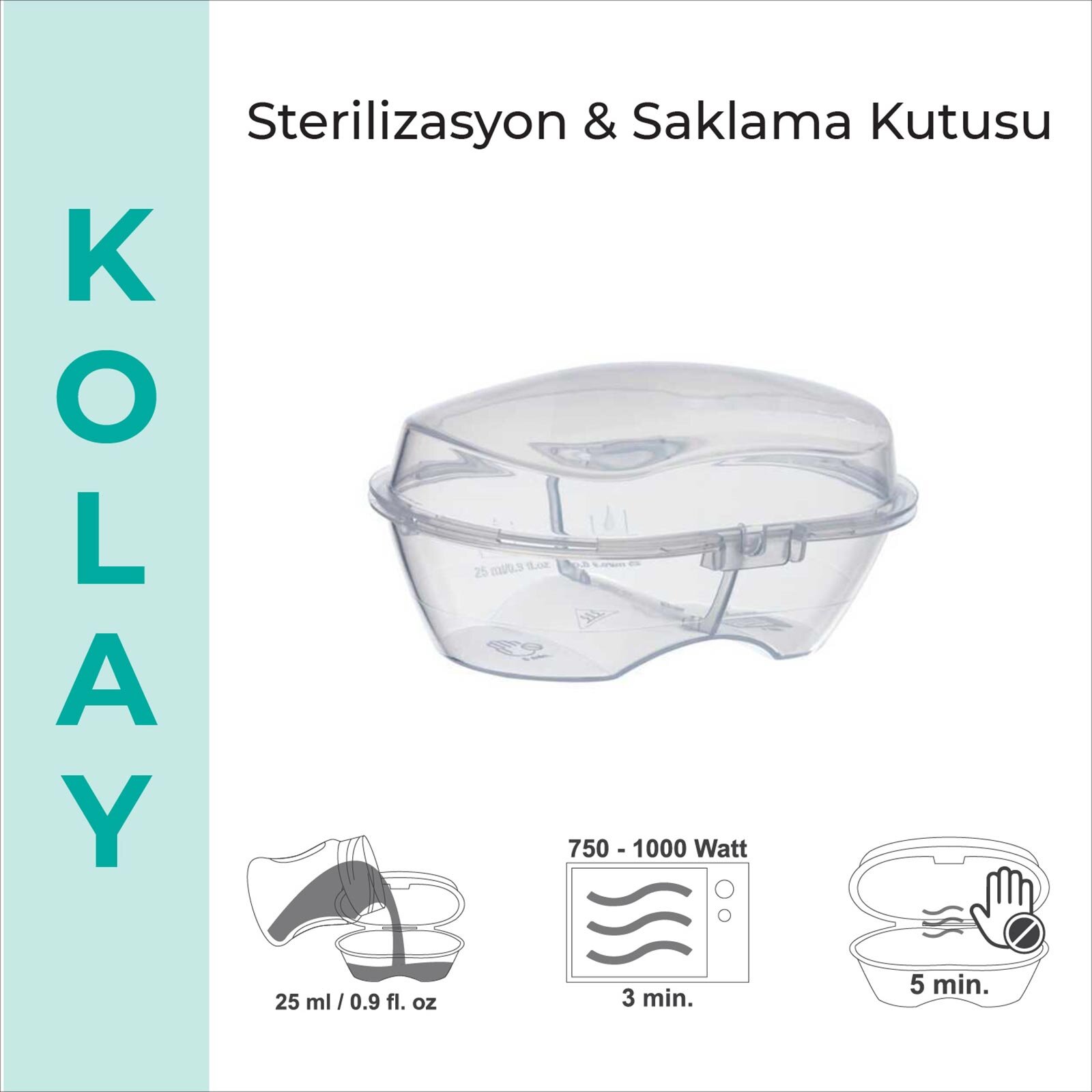 Ortodontik Silikon Emzik 2'li Powder Green&Blue 0+ Ay (Sterilizasyon/Saklama Kutulu)