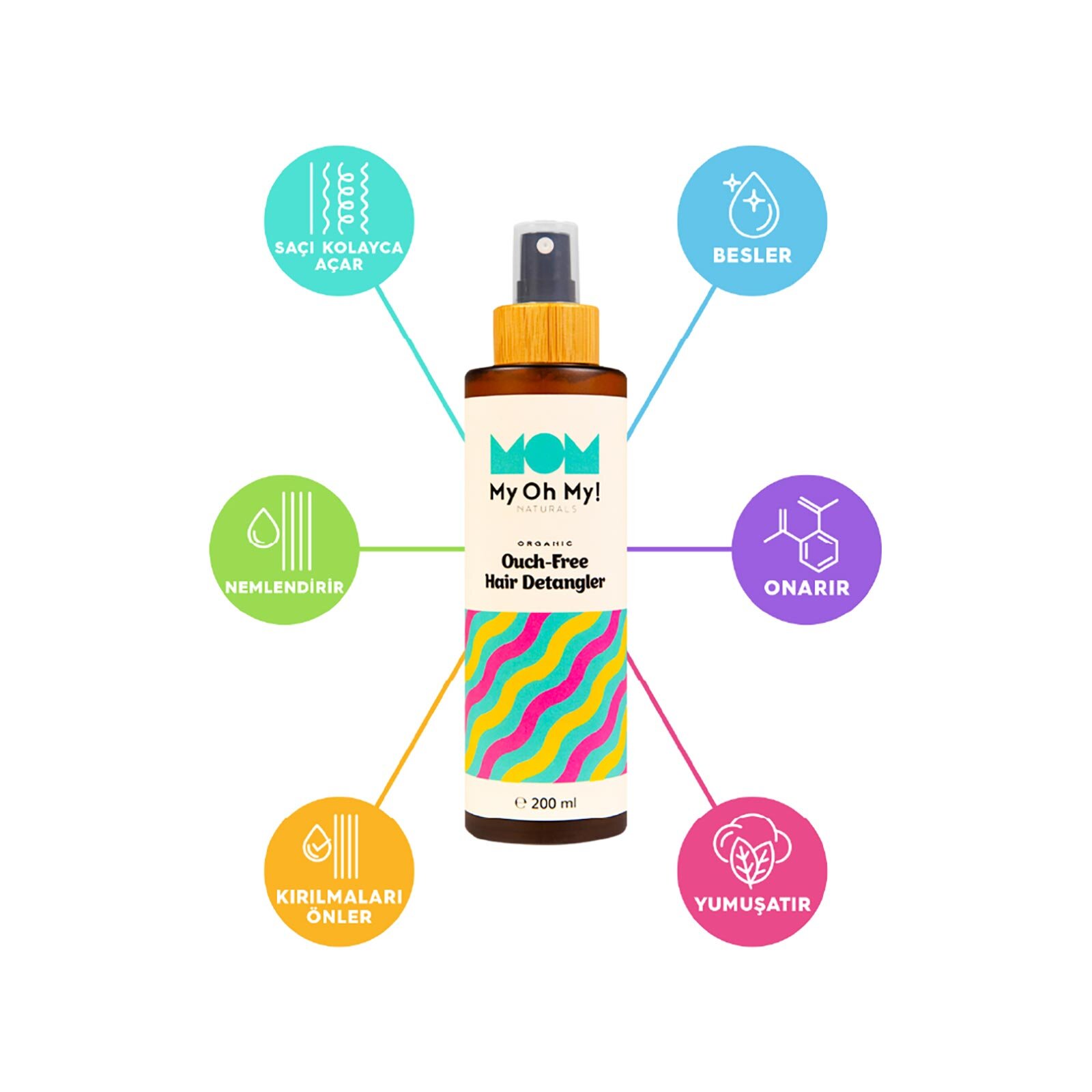 Ouch-Free | Organik Çocuk Saç Açıcı Sprey