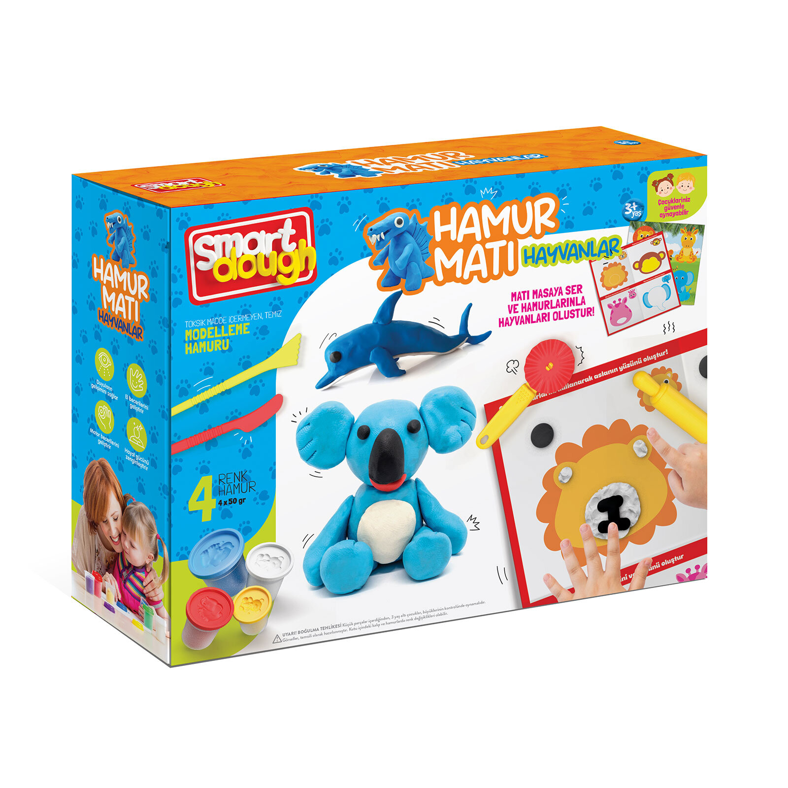Oyun Hamuru Matı Hayvanlar 2*100 Oyun Hamuru Matı Hayvanlar 2*100