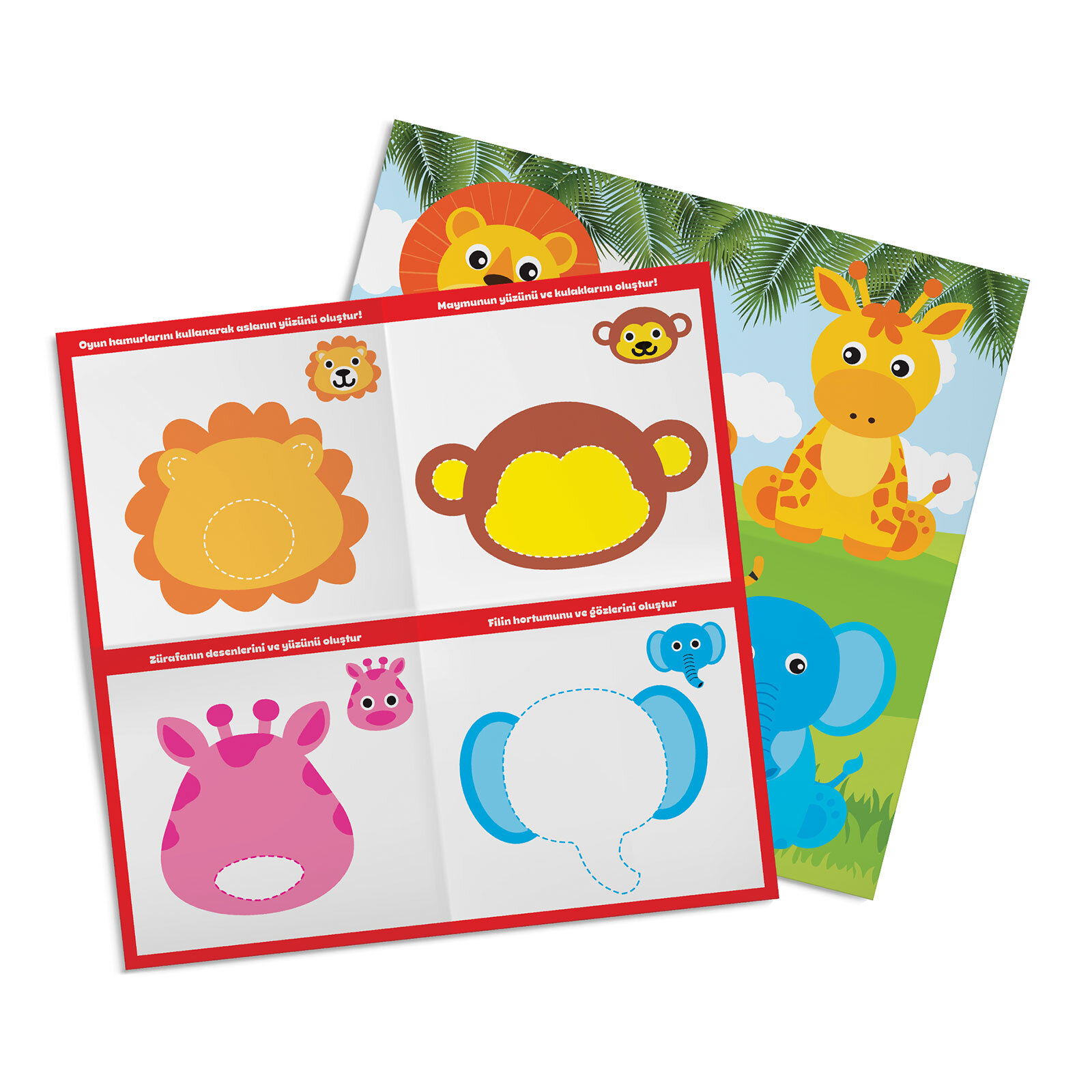 Oyun Hamuru Matı Hayvanlar 2*100 Oyun Hamuru Matı Hayvanlar 2*100