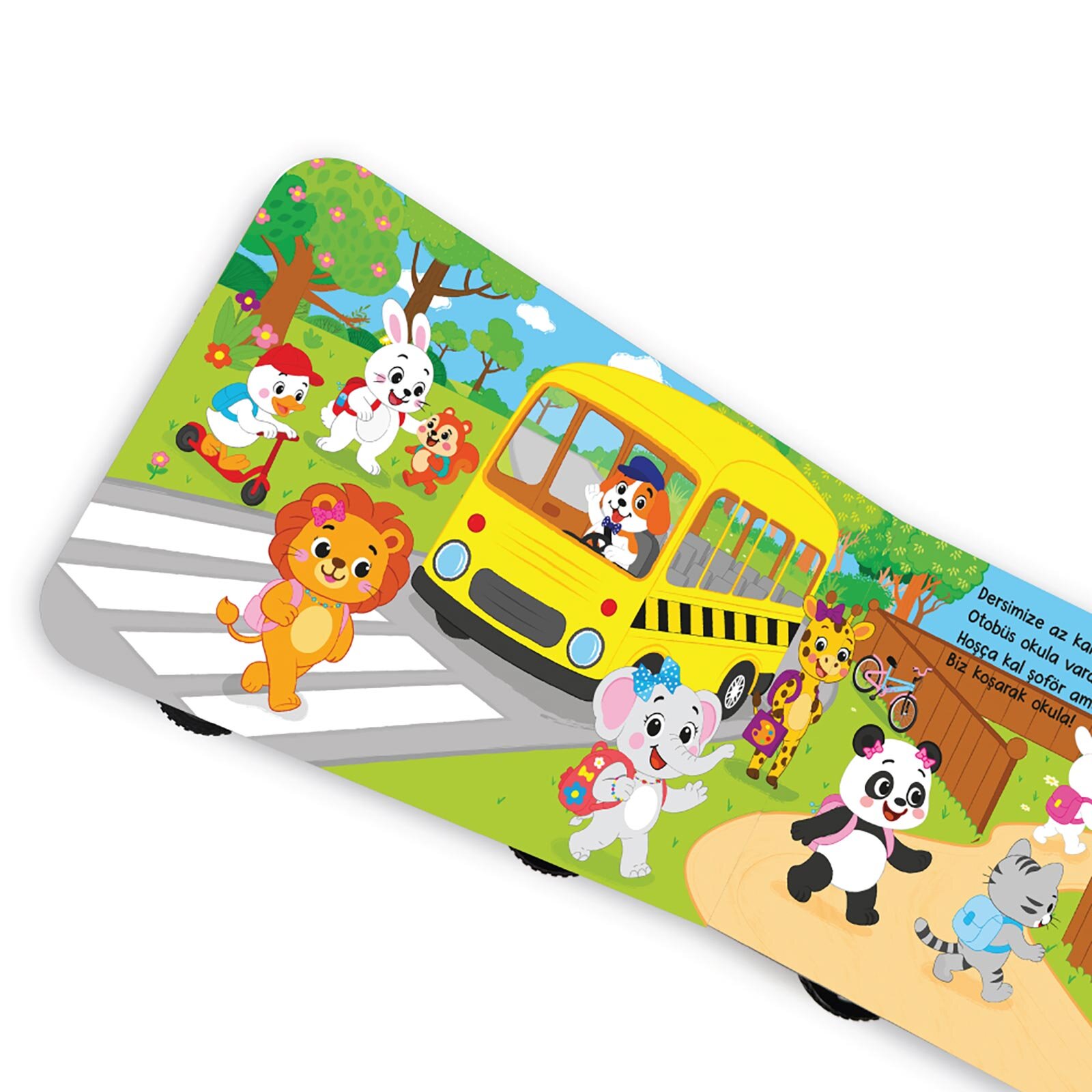 Oyuncak Kitap - Okul Otobüsü (Gerçek Tekerlekli) Oyuncak Kitap - Okul Otobüsü (Gerçek Tekerlekli)