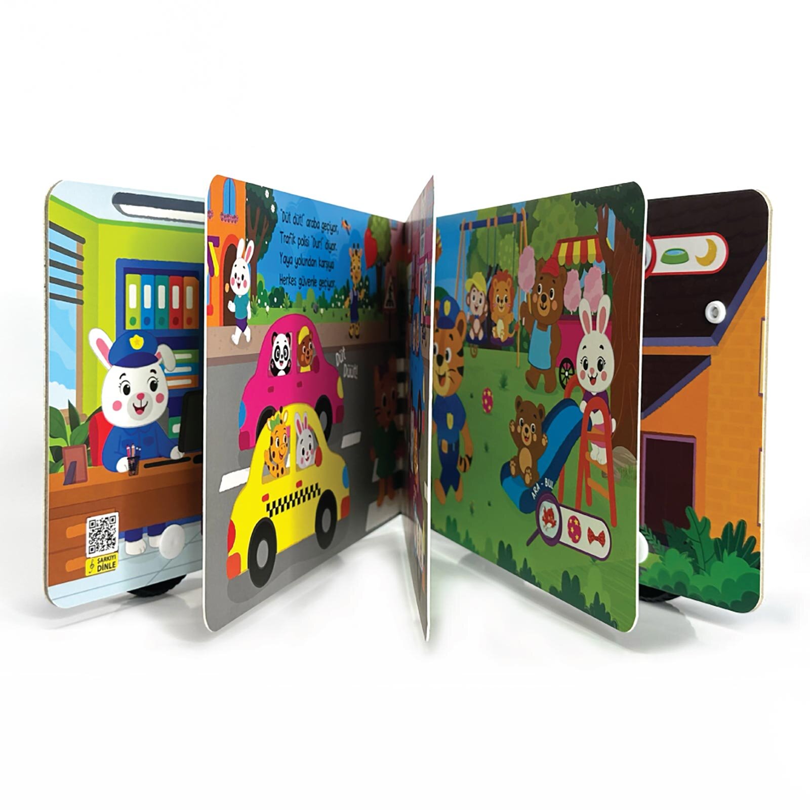 Oyuncak Kitap - Polis (Gerçek Tekerlekli)