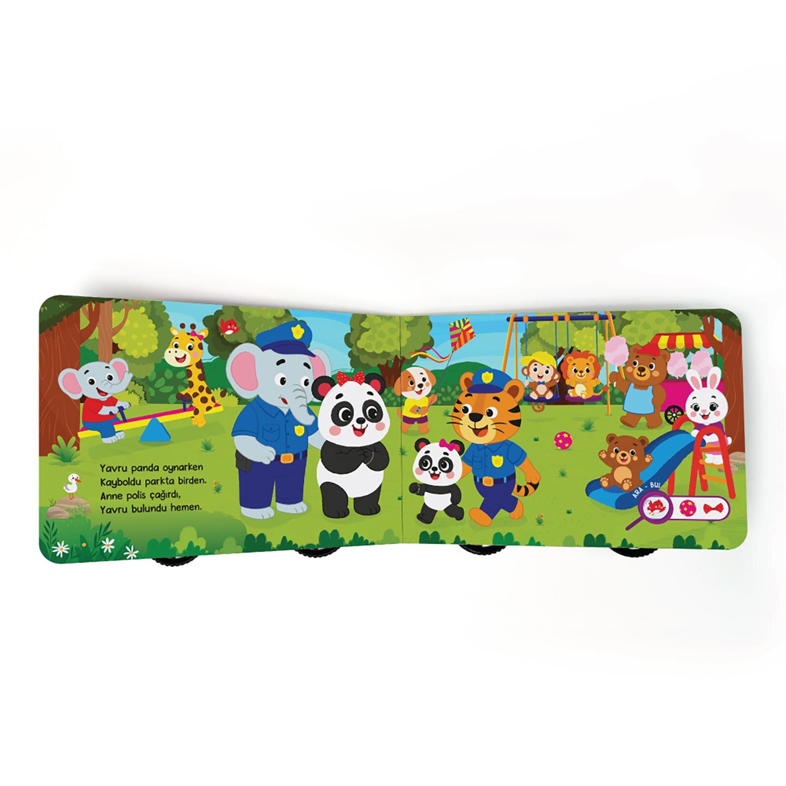 Oyuncak Kitap - Polis (Gerçek Tekerlekli)