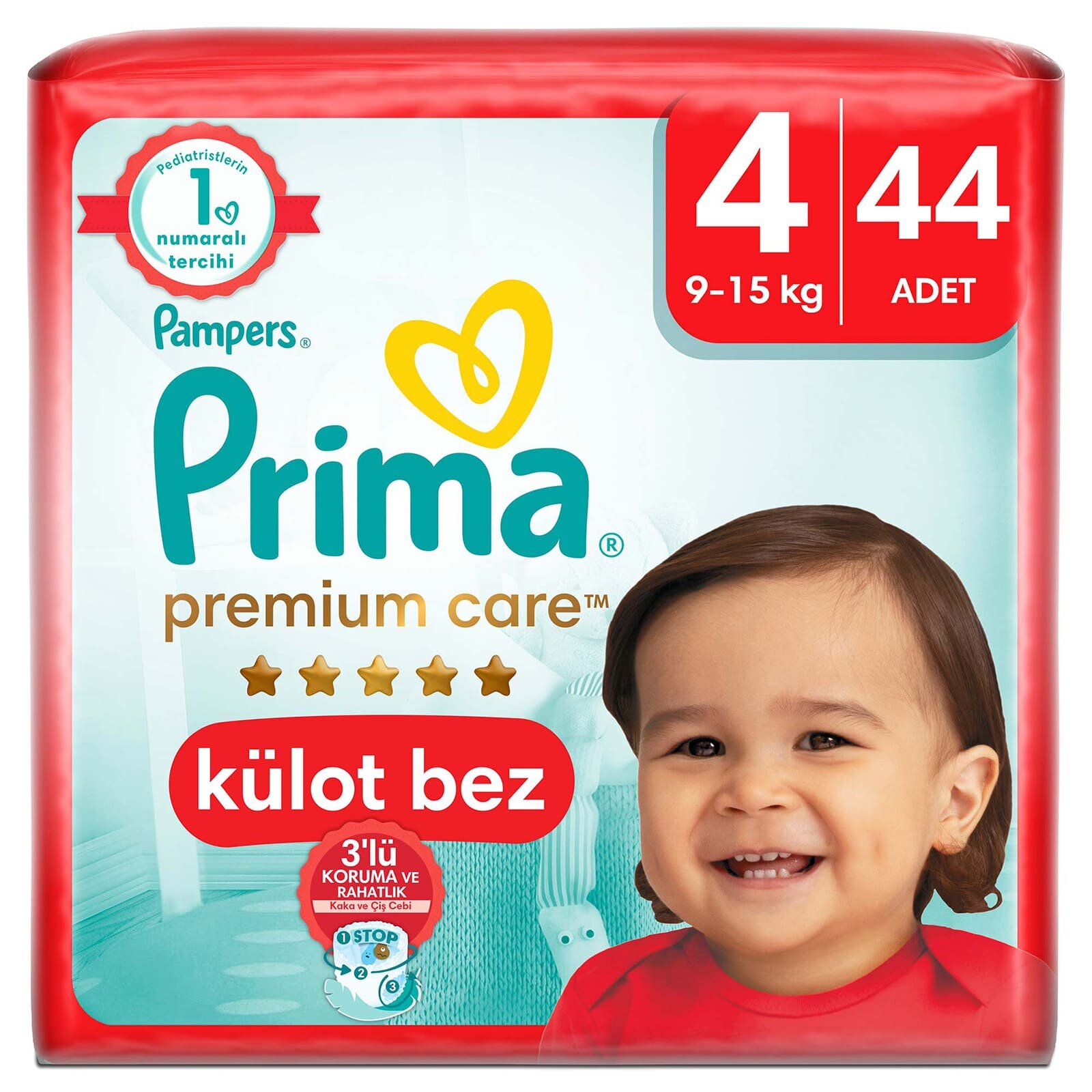 Premium Care Külot Bez Maxi 4 Beden İkiz Paket 9-15 kg 44 Adet Premium Care Külot Bez Maxi 4 Beden İkiz Paket 9-15 kg 44 Adet