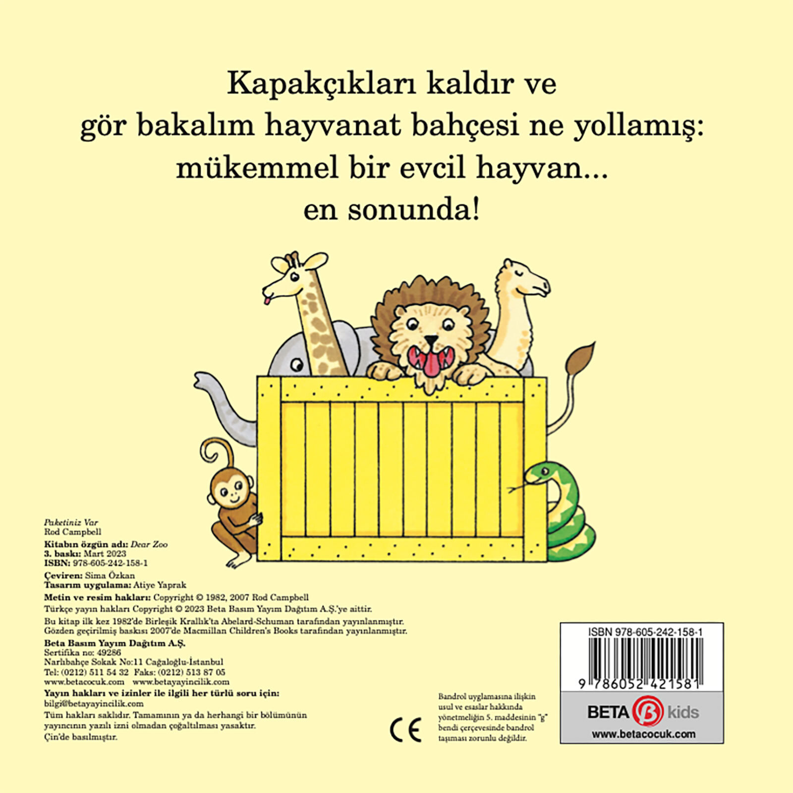 Paketiniz Var-Kapakçıklı Kitap