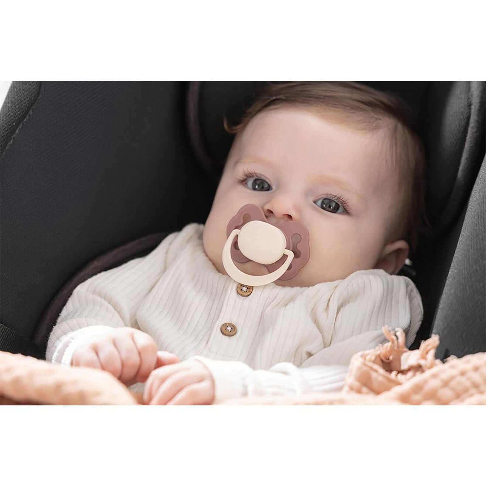 Palyaço ve Kelebek Emzik no:2 Bebek Pembesi & Kahvemsi Mor 6-18 ay