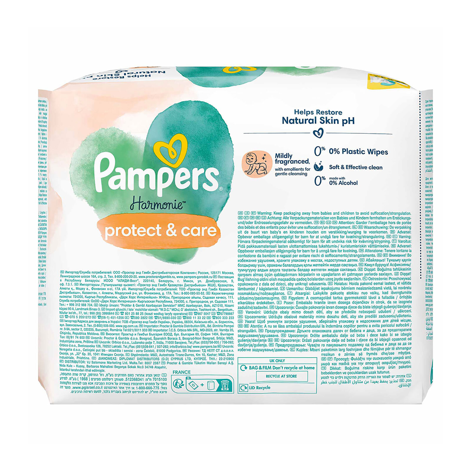 Pampers Islak Havlu Protect& Care 4lü