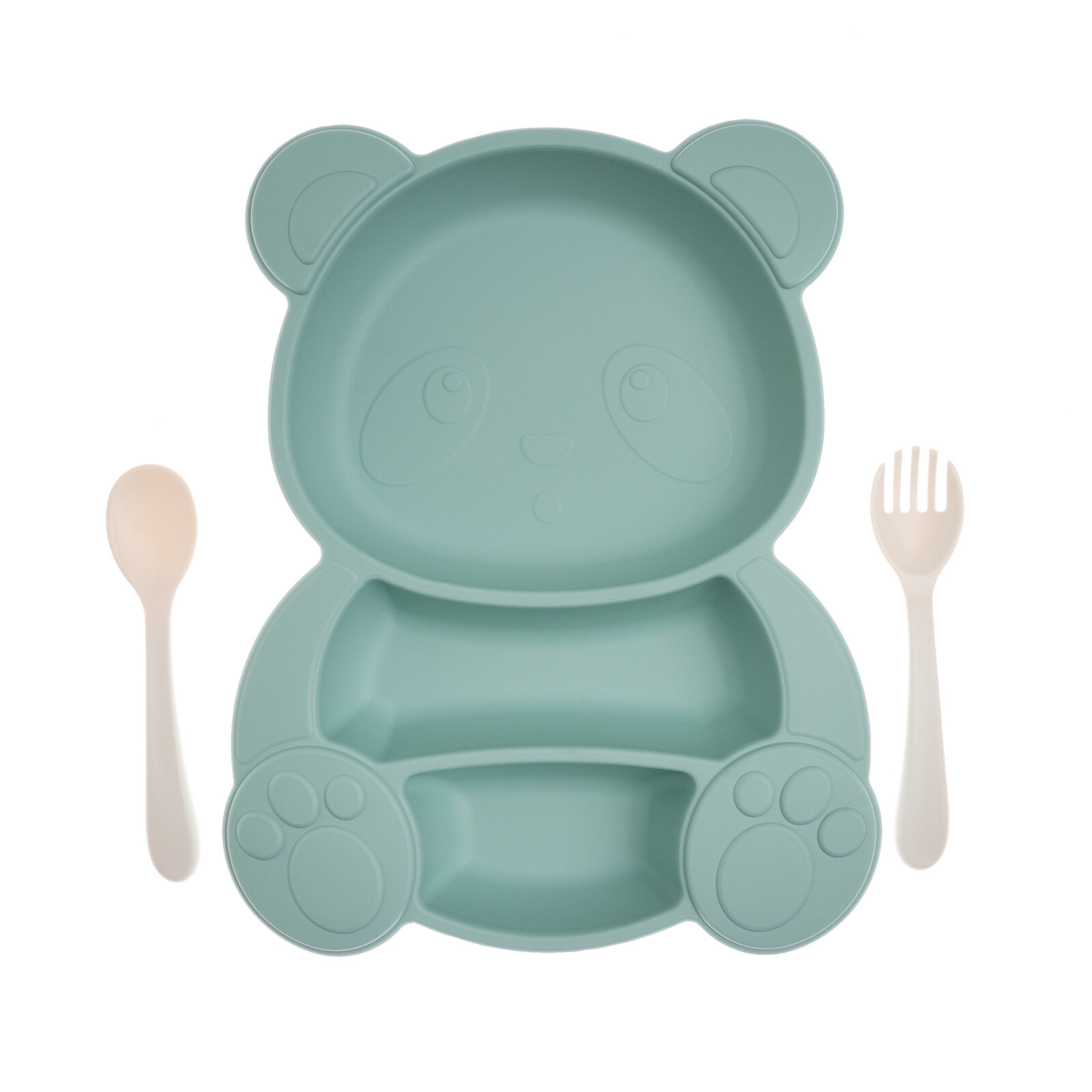 Panda Tabak Seti - Yeşil