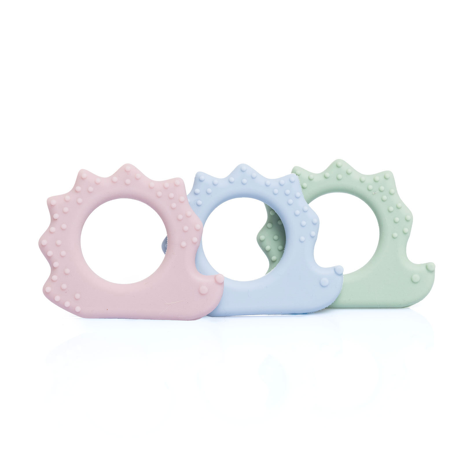 Kirpi Silikon Diş Kaşıyıcı Buz Mavisi