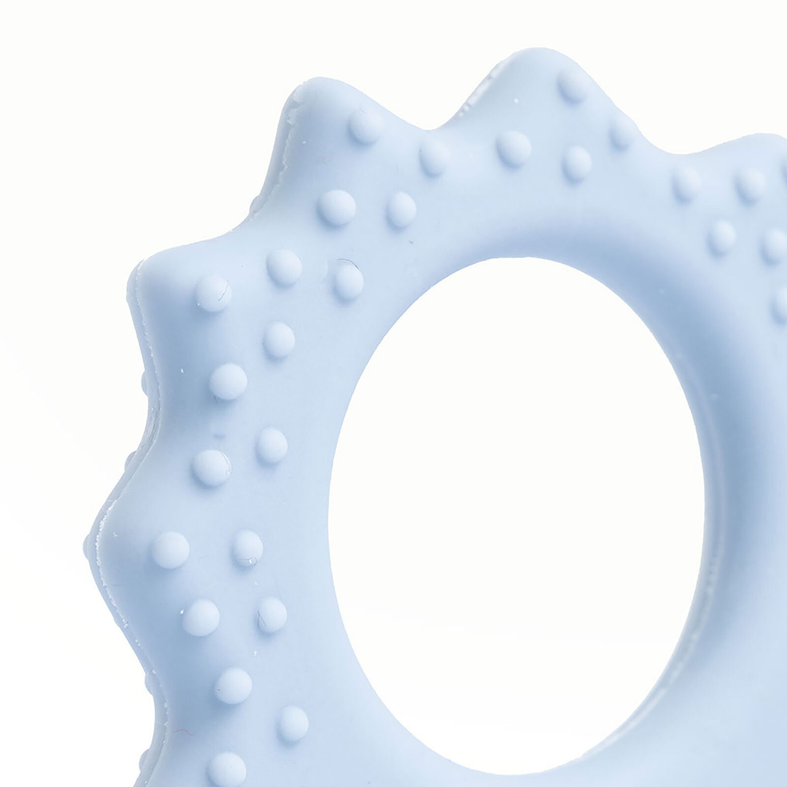 Kirpi Silikon Diş Kaşıyıcı Buz Mavisi