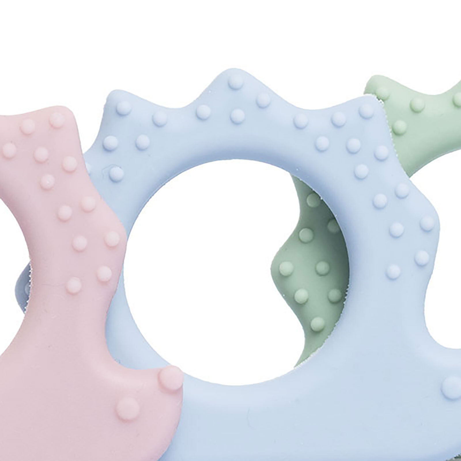 Kirpi Silikon Diş Kaşıyıcı Buz Mavisi