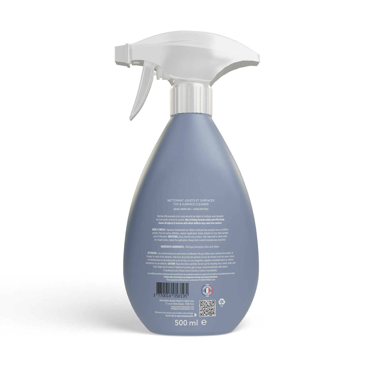 Parfümsüz Oyuncak ve Yüzey Temizleyici 500 ml