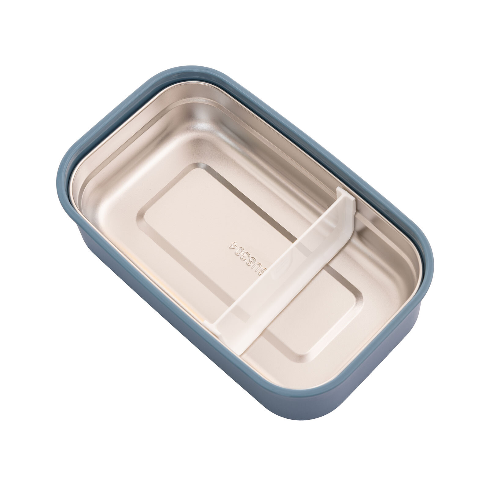Paslanmaz Çelik 1600ml Lunch Box -Mavi