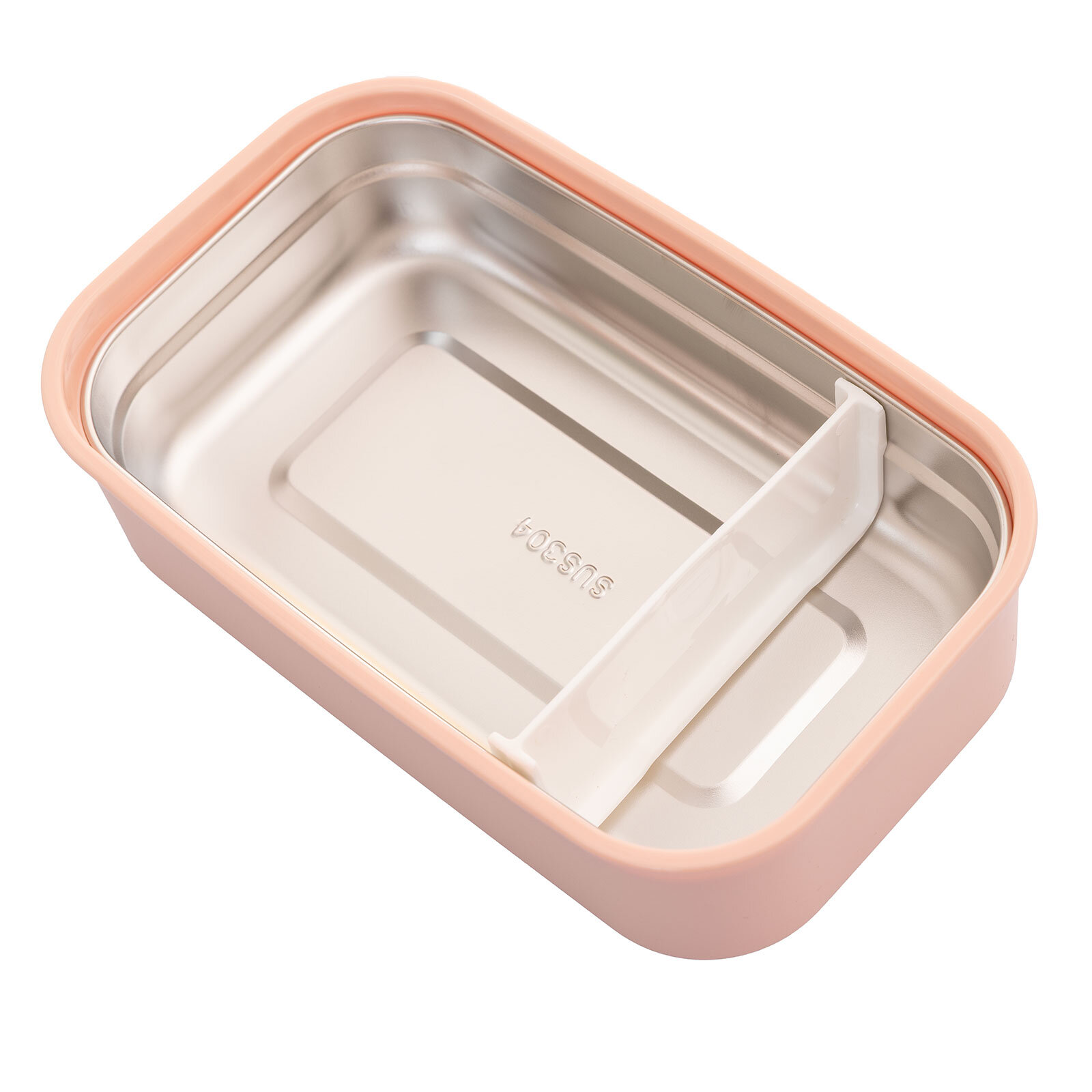 Paslanmaz Çelik 1600ml Lunch Box Pembe