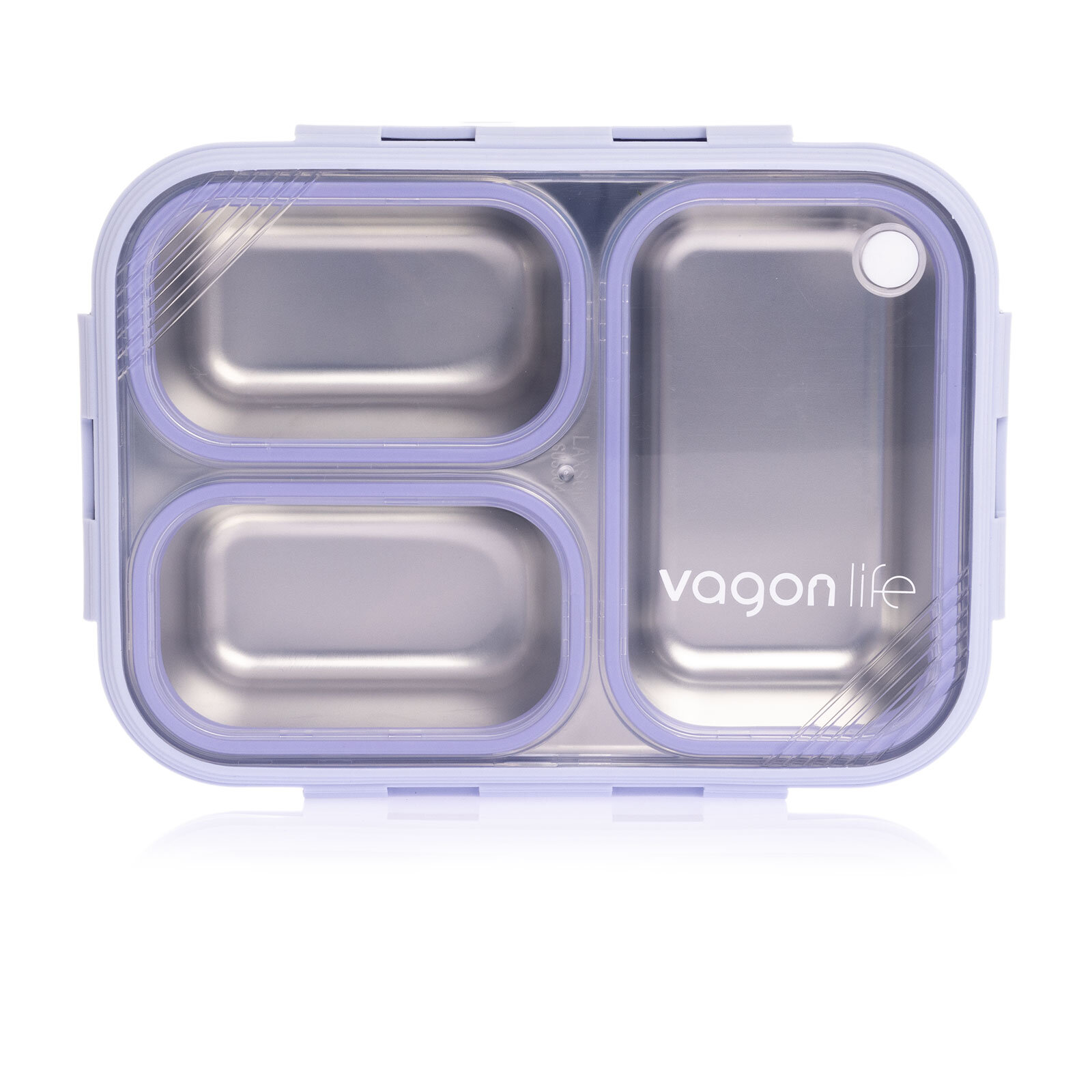 Paslanmaz Çelik 620ml Lunch Box-Lila