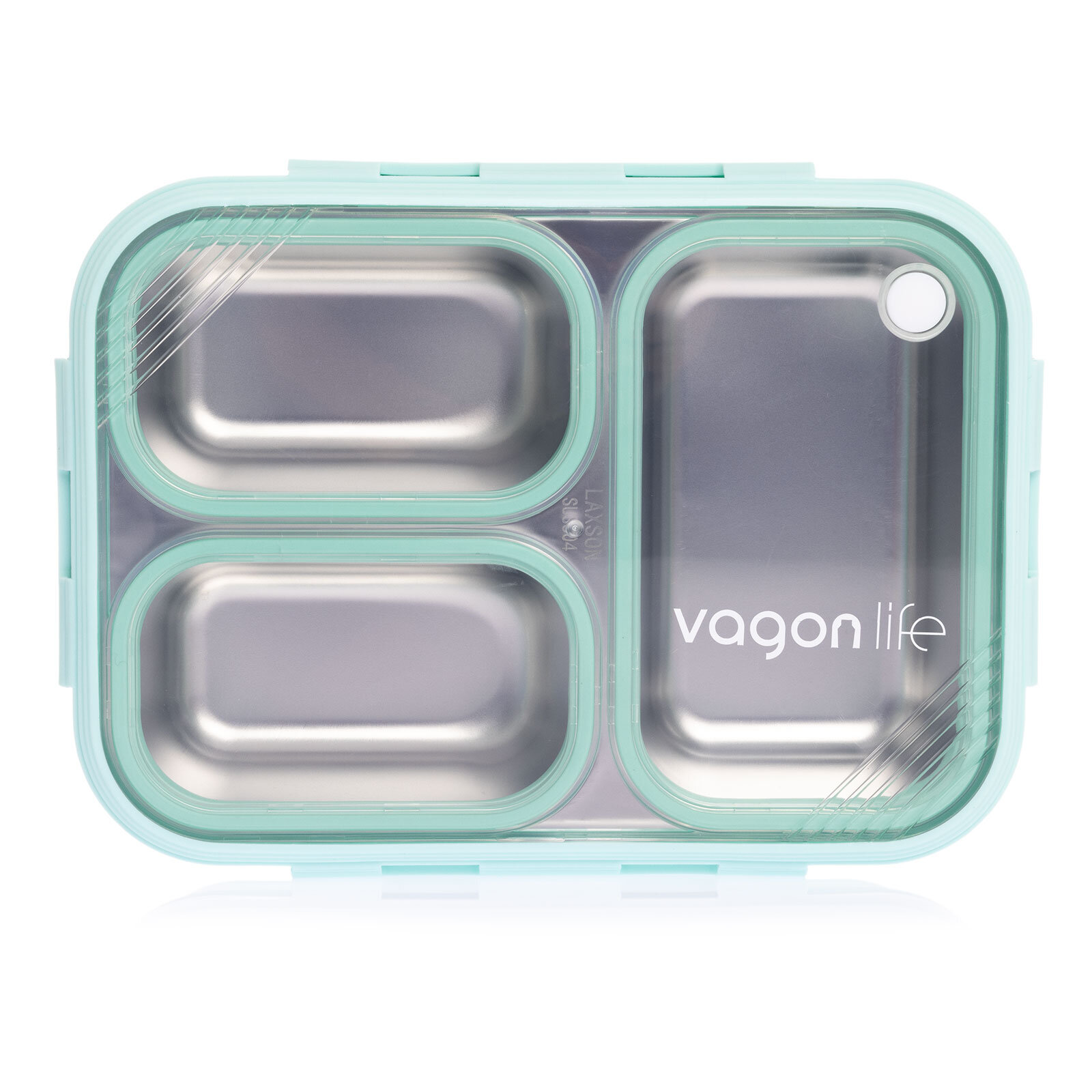 Paslanmaz Çelik 620ml Lunch Box-Yeşil