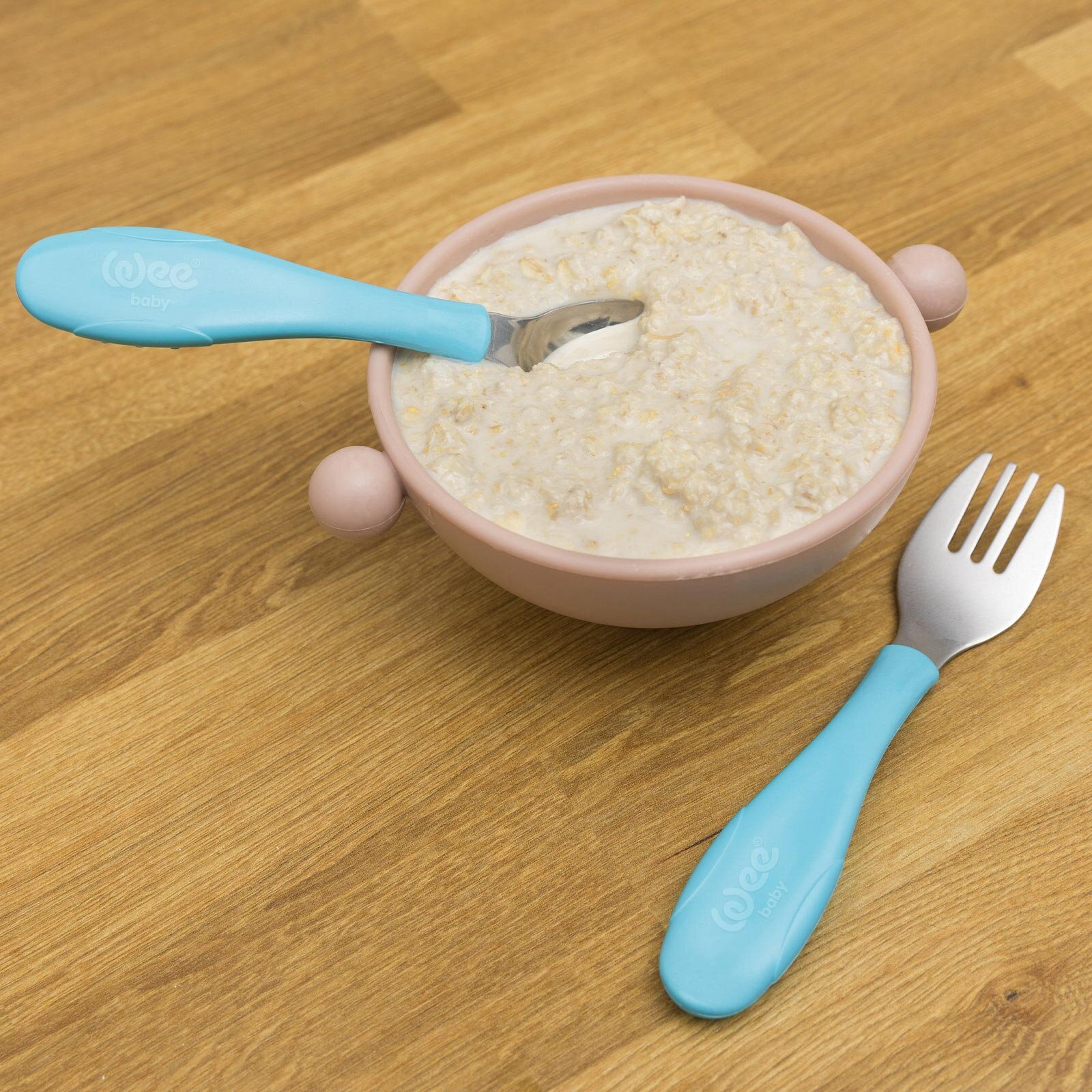 Paslanmz Çelik Çatal Kaşık Seti Mavi Paslanmz Çelik Çatal Kaşık Seti Mavi